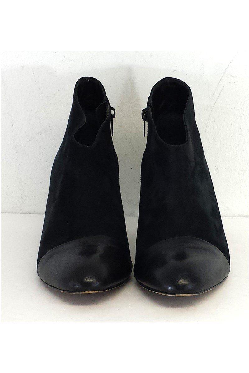 Loeffler Randall's Stunning Black Leather Cap Toe Ankle Boots - Size 11! Grab Yours Now!