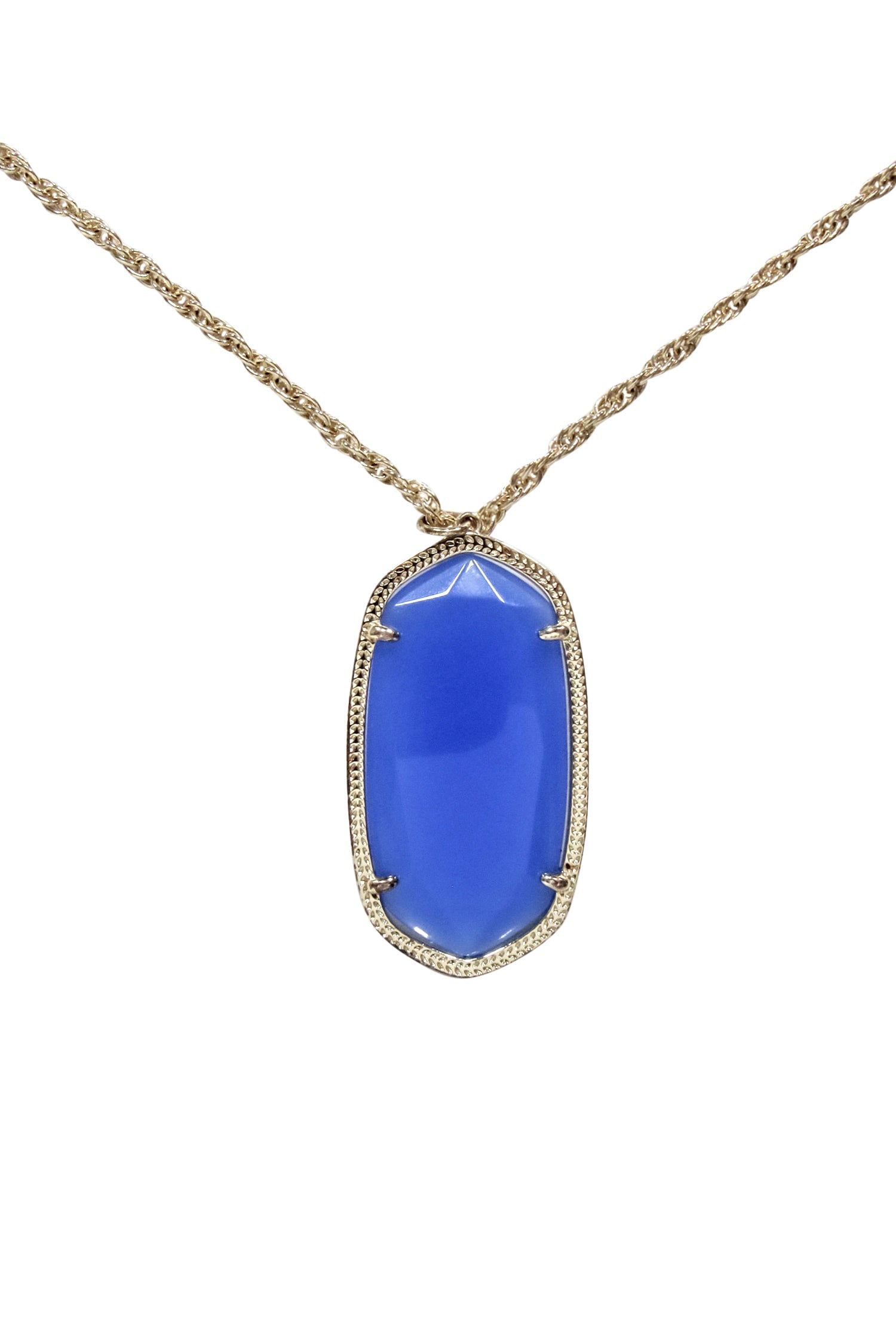 Kendra Scott - Stunning Gold Chain with Dazzling Blue Pendant Necklace