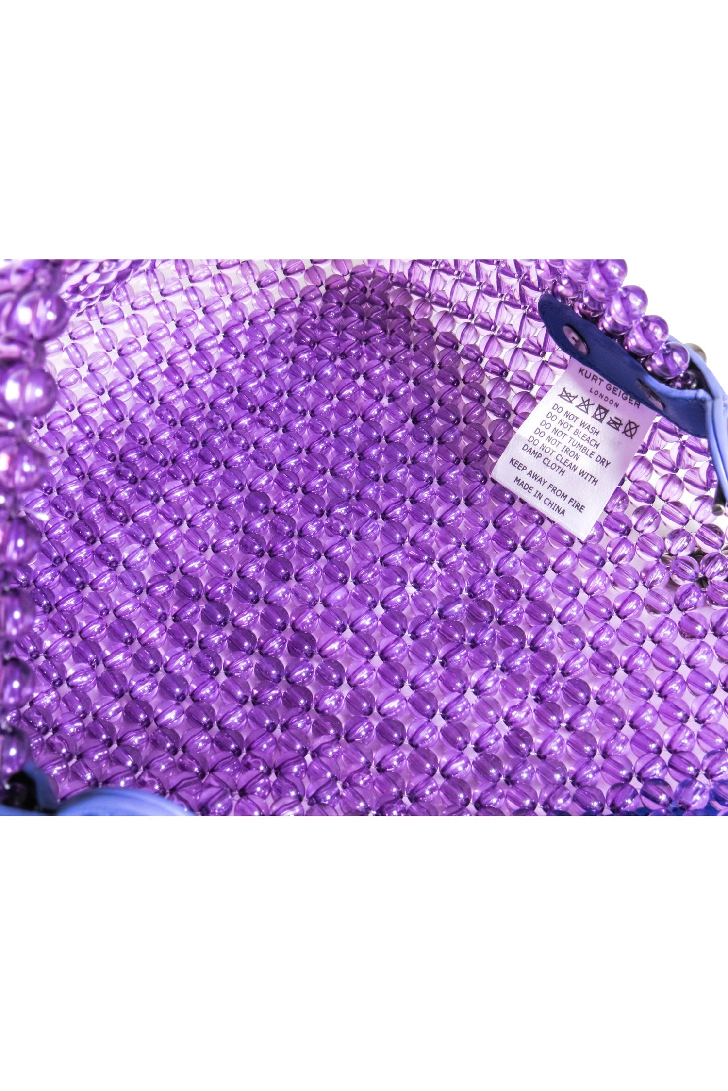 Kurt Geiger's Stunning Purple Kensington Bead Shoulder Bag