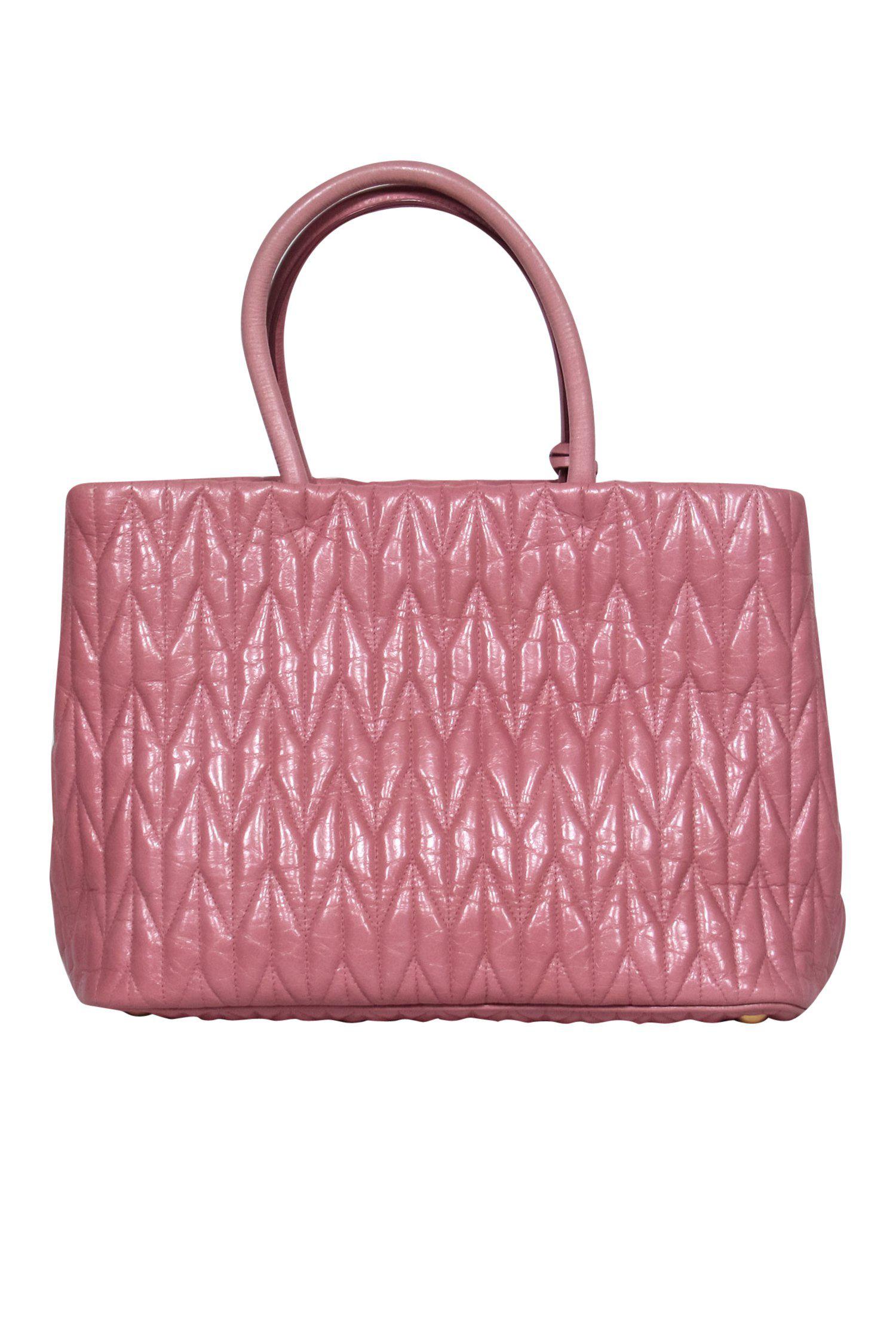 Miu Miu Pink Quilted Convertible Satchel - The Ultimate Barbie-Inspired Accessory