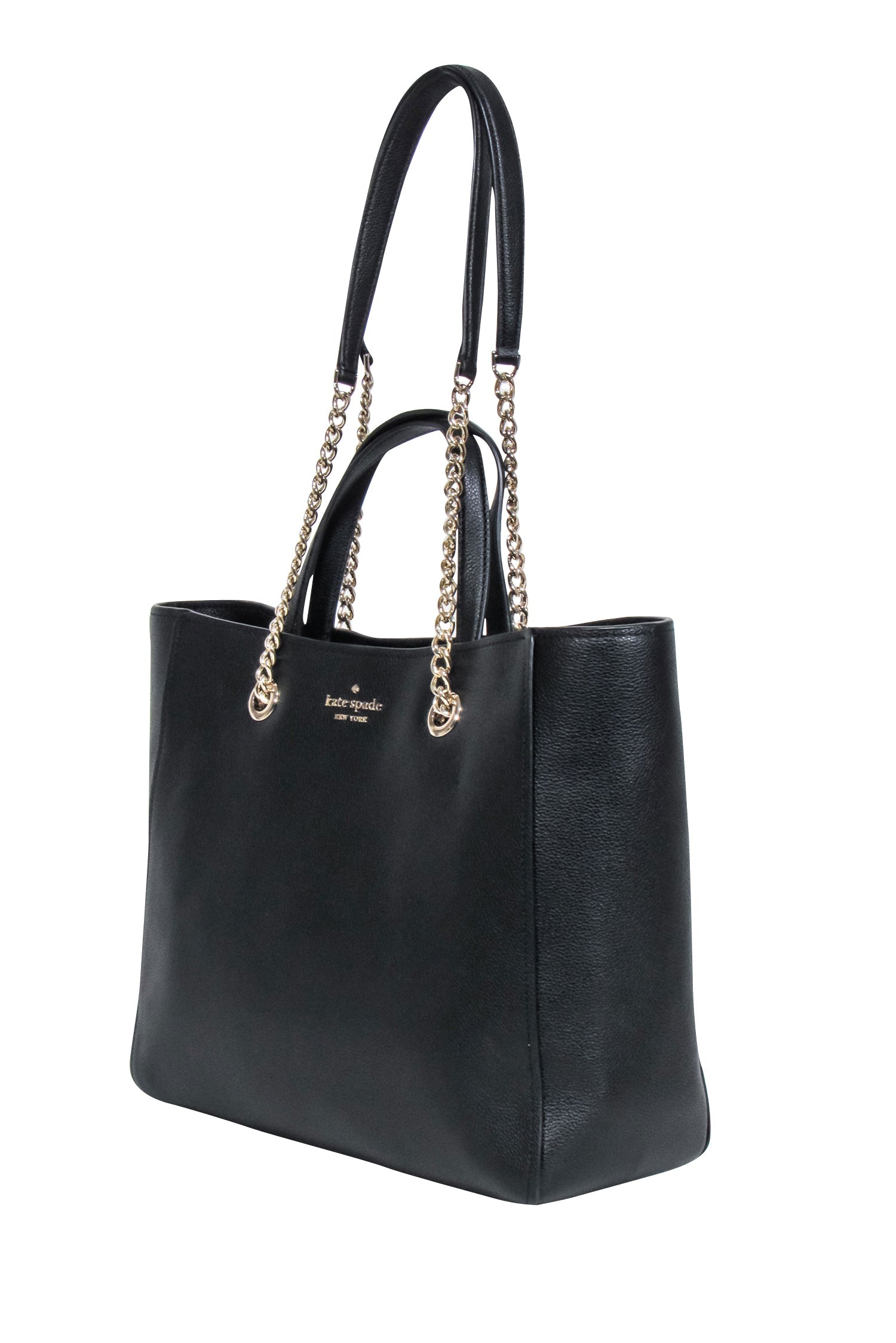 Kate Spade Black Pebbled Leather Tote Bag - A Stunning Office Essential