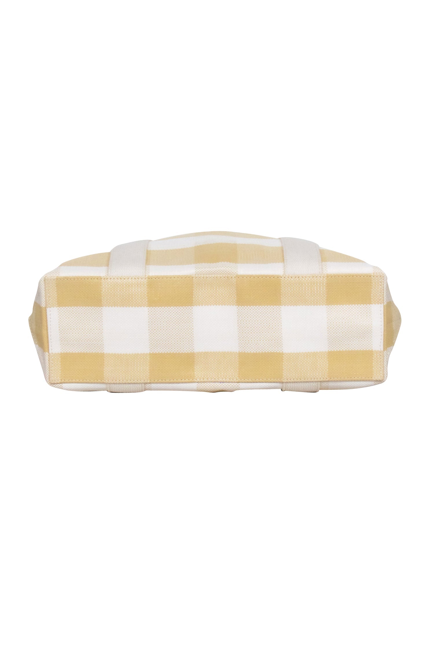 Loeffler Randall - Stunning Beige & Cream Gingham Canvas Tote Bag