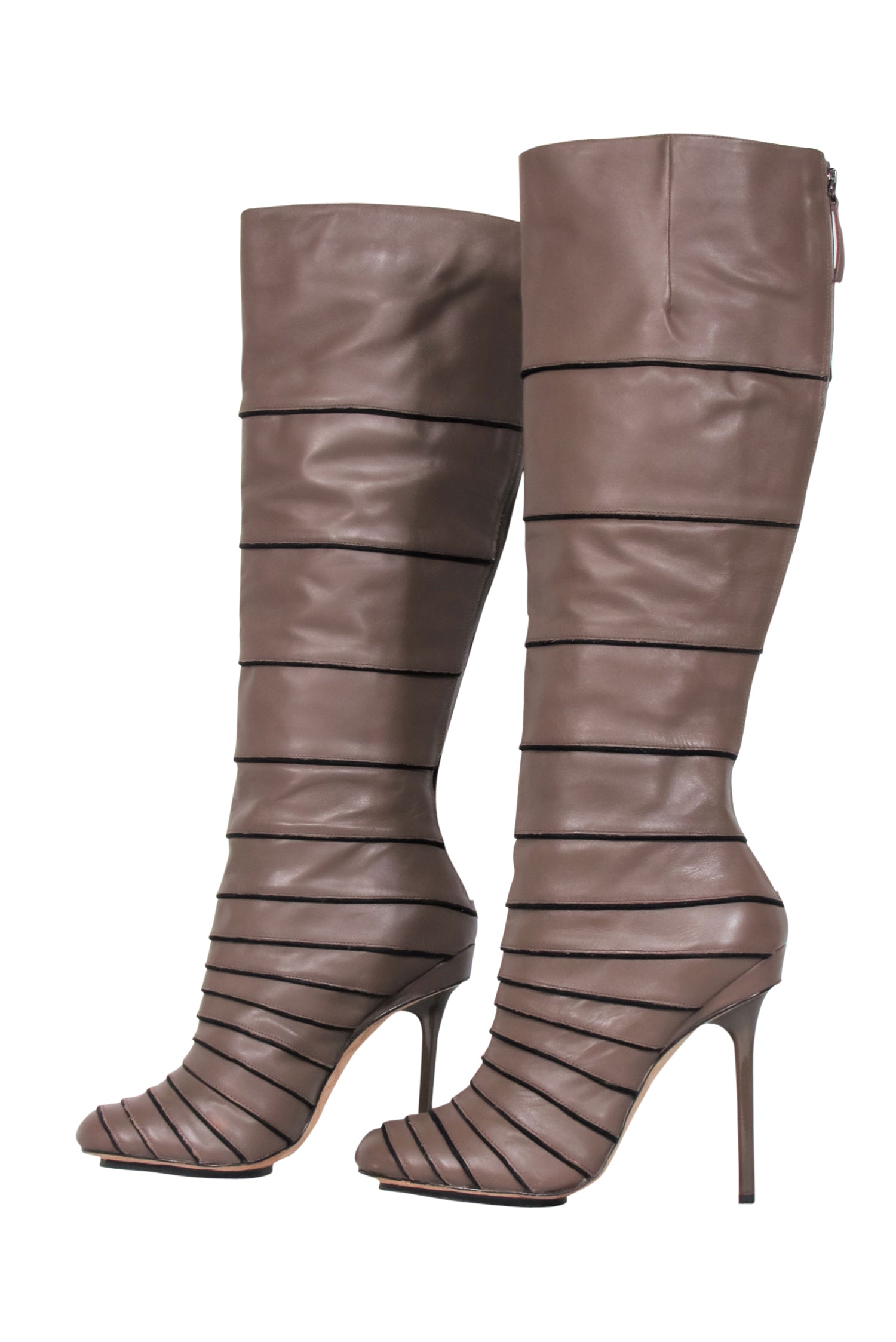 L.A.M.B. Stunning Brown Leather Knee - High Boots in Size 9.5
