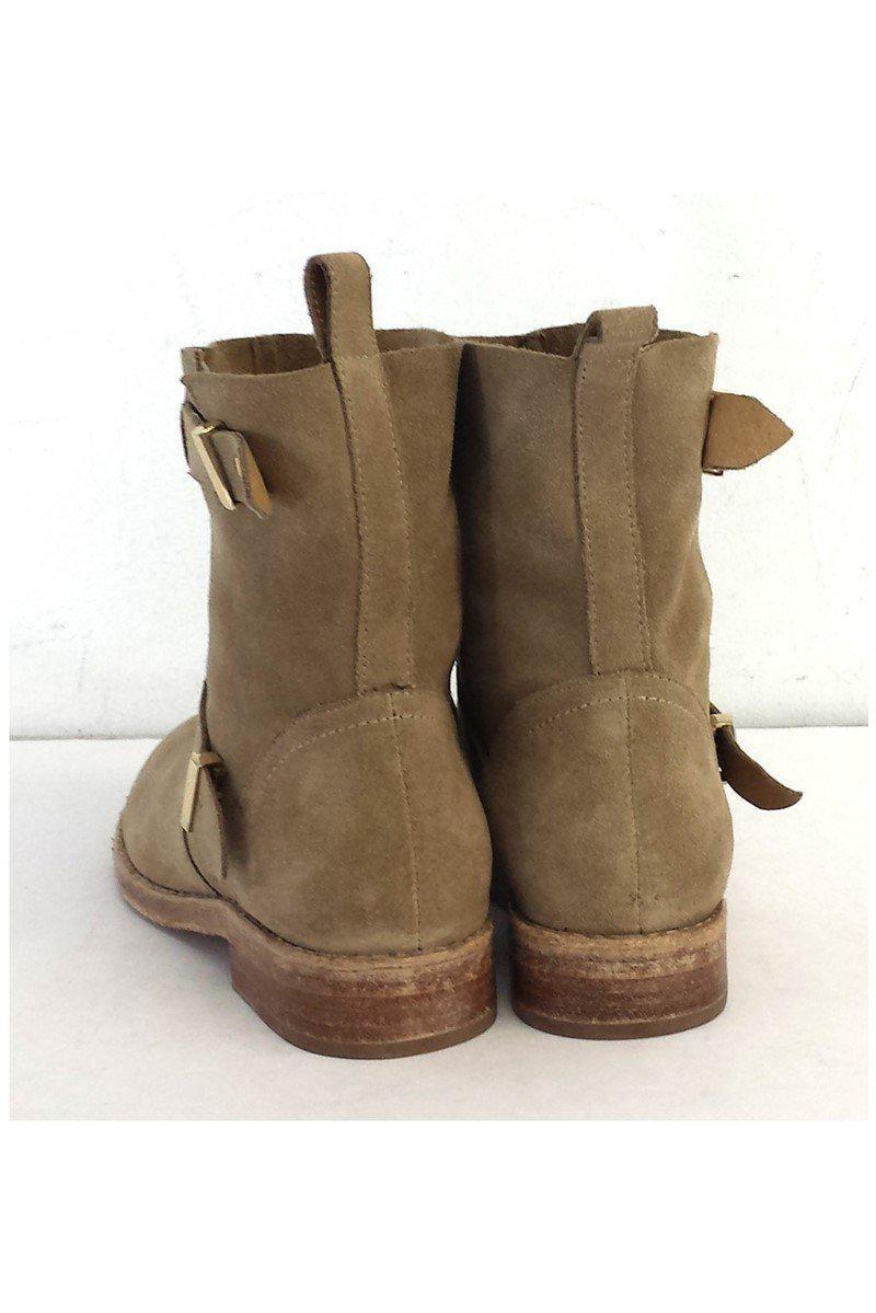 Joie Tan Suede Hoxton Ankle Boots - Size 5.5 - Must-Have Fashion!