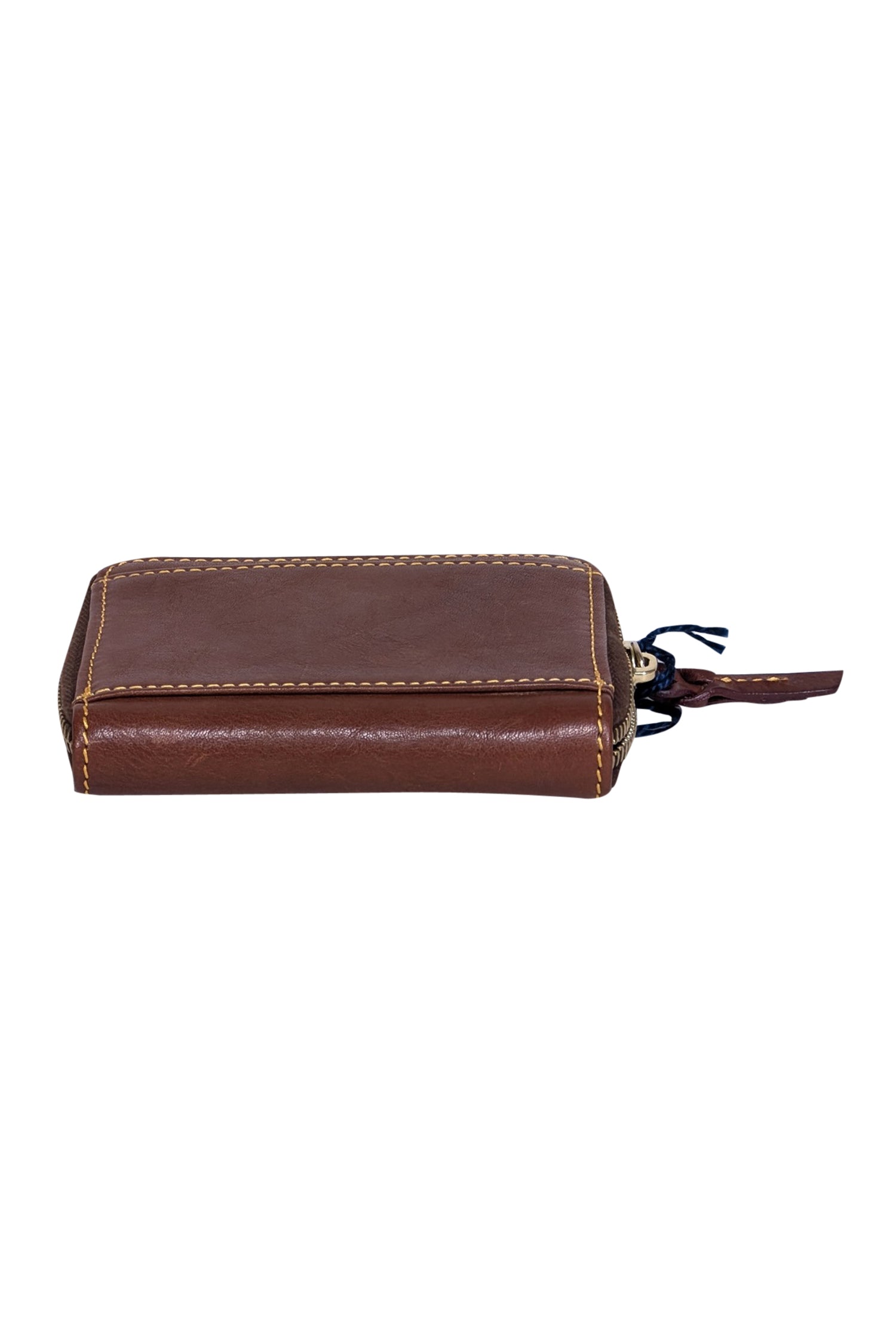 Dooney & Bourke's Stunning Brown Leather Square Wallet