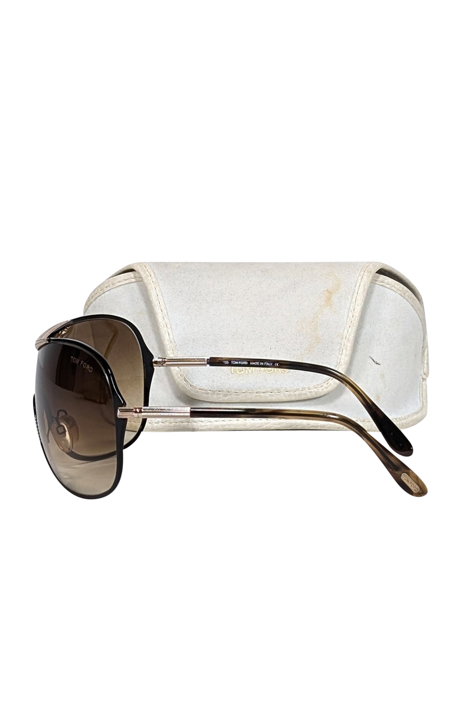 Tom Ford's Stunning Brown Ombre Oversized Sunglasses