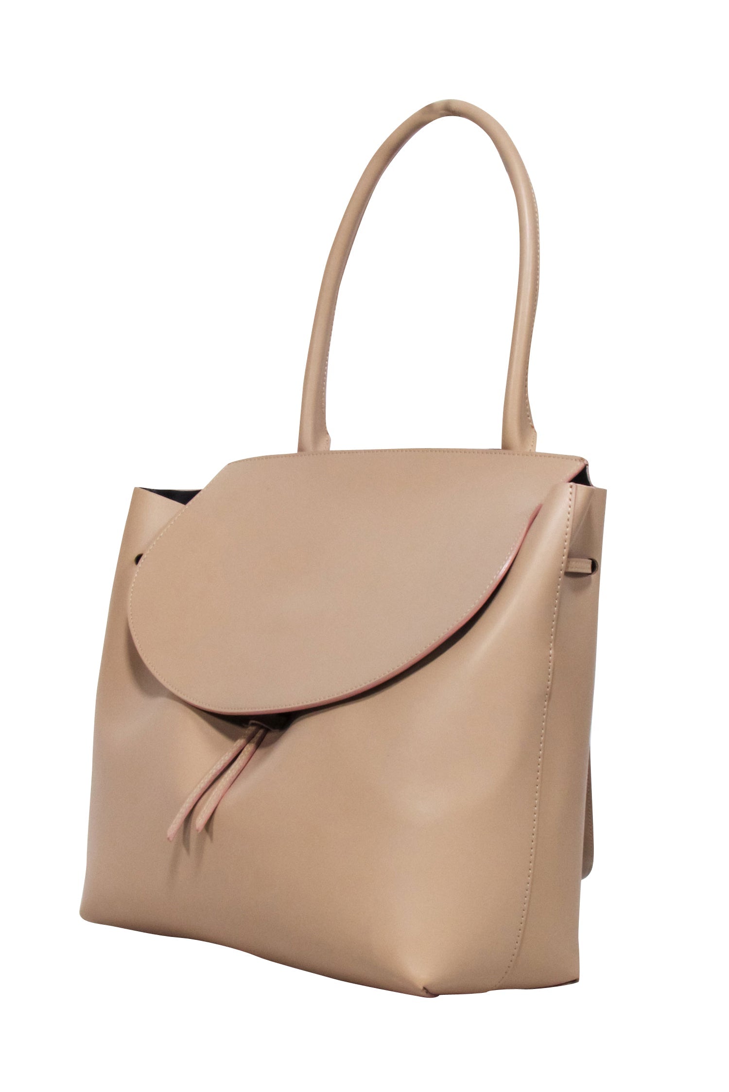 Armadio Augusta Beige Leather Satchel - The Perfect Work Companion
