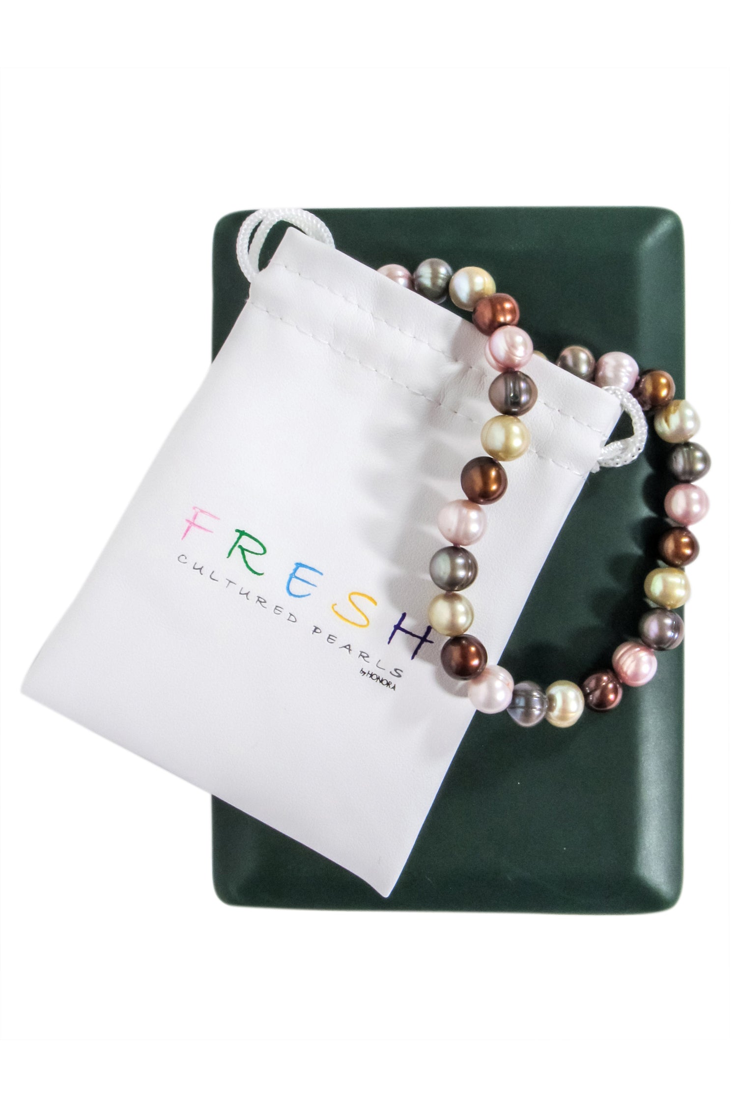 Honora - Exquisite Brown, Ivory & Grey Freshwater Pearl Necklace