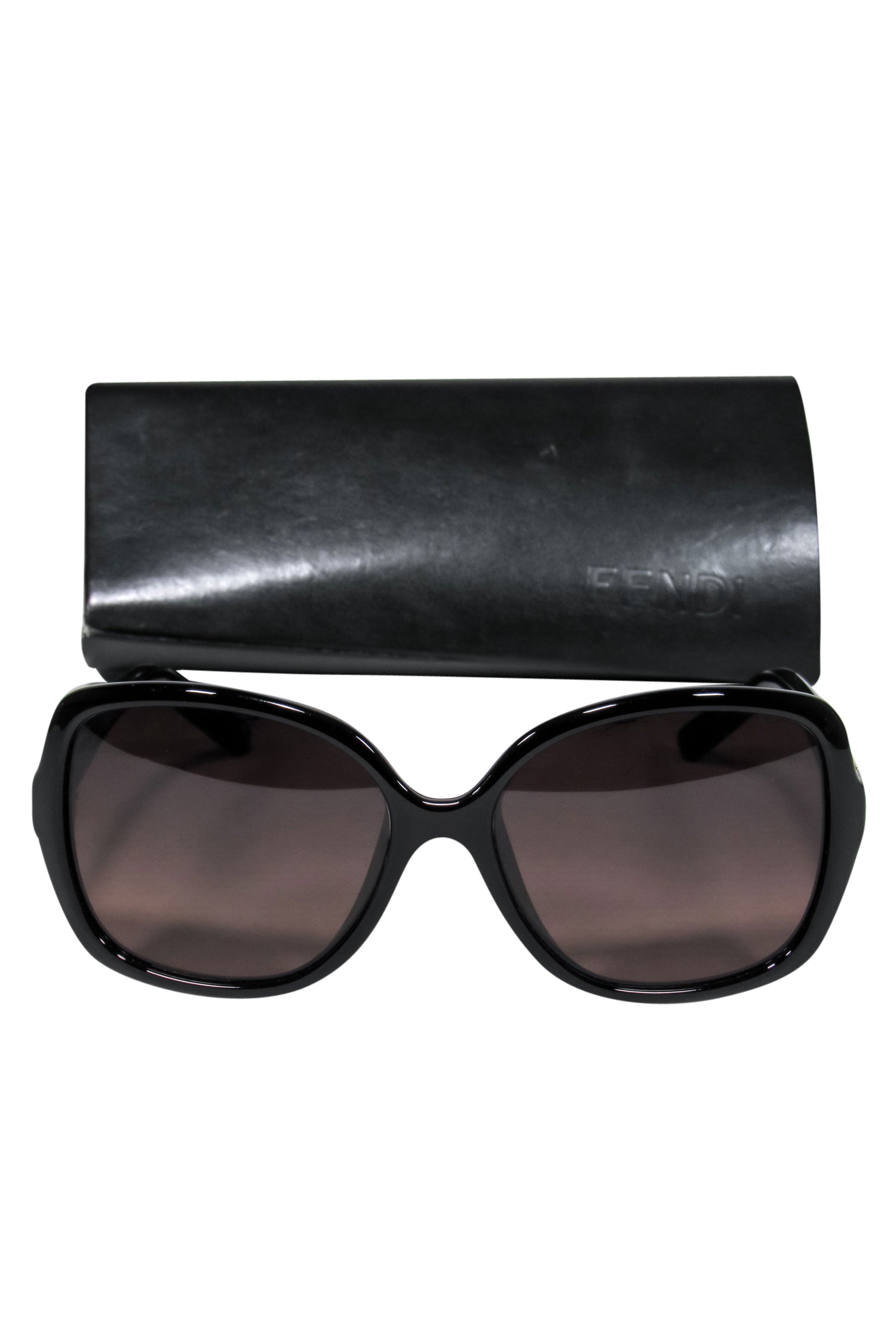 Fendi's Stunning Black Rounded Oval Oversized Sunglasses