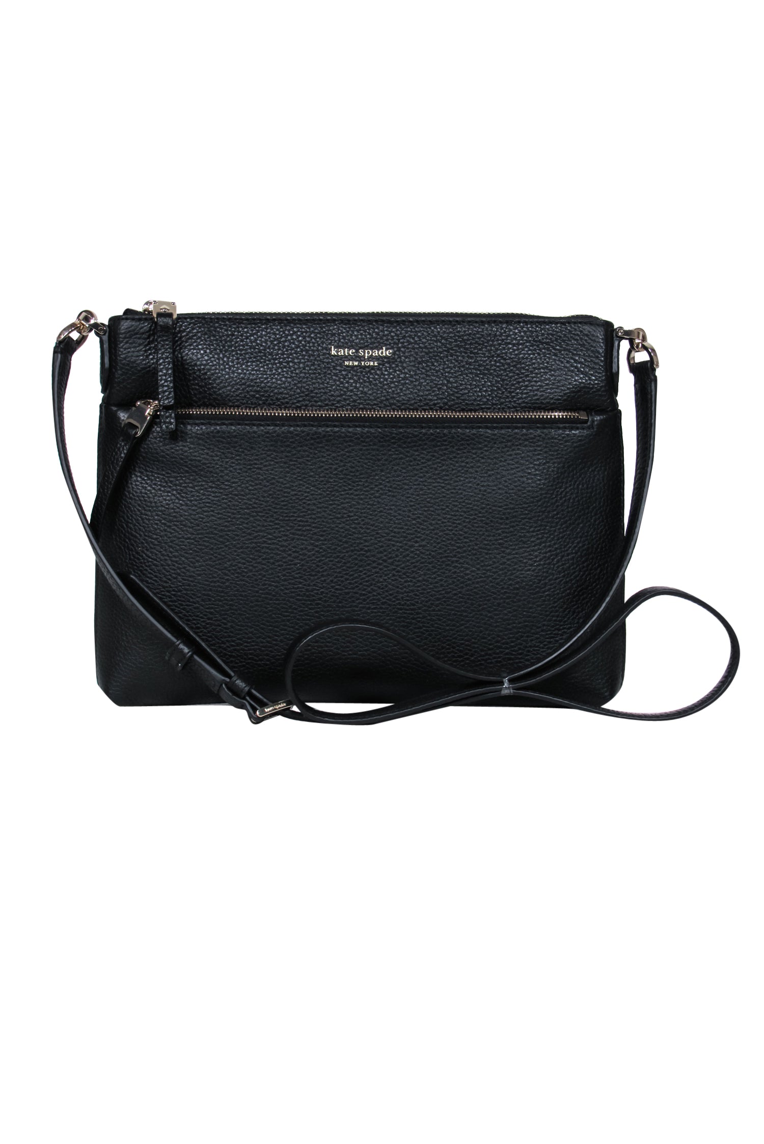 Kate Spade's Stunning Black Pebbled Leather Crossbody Bag