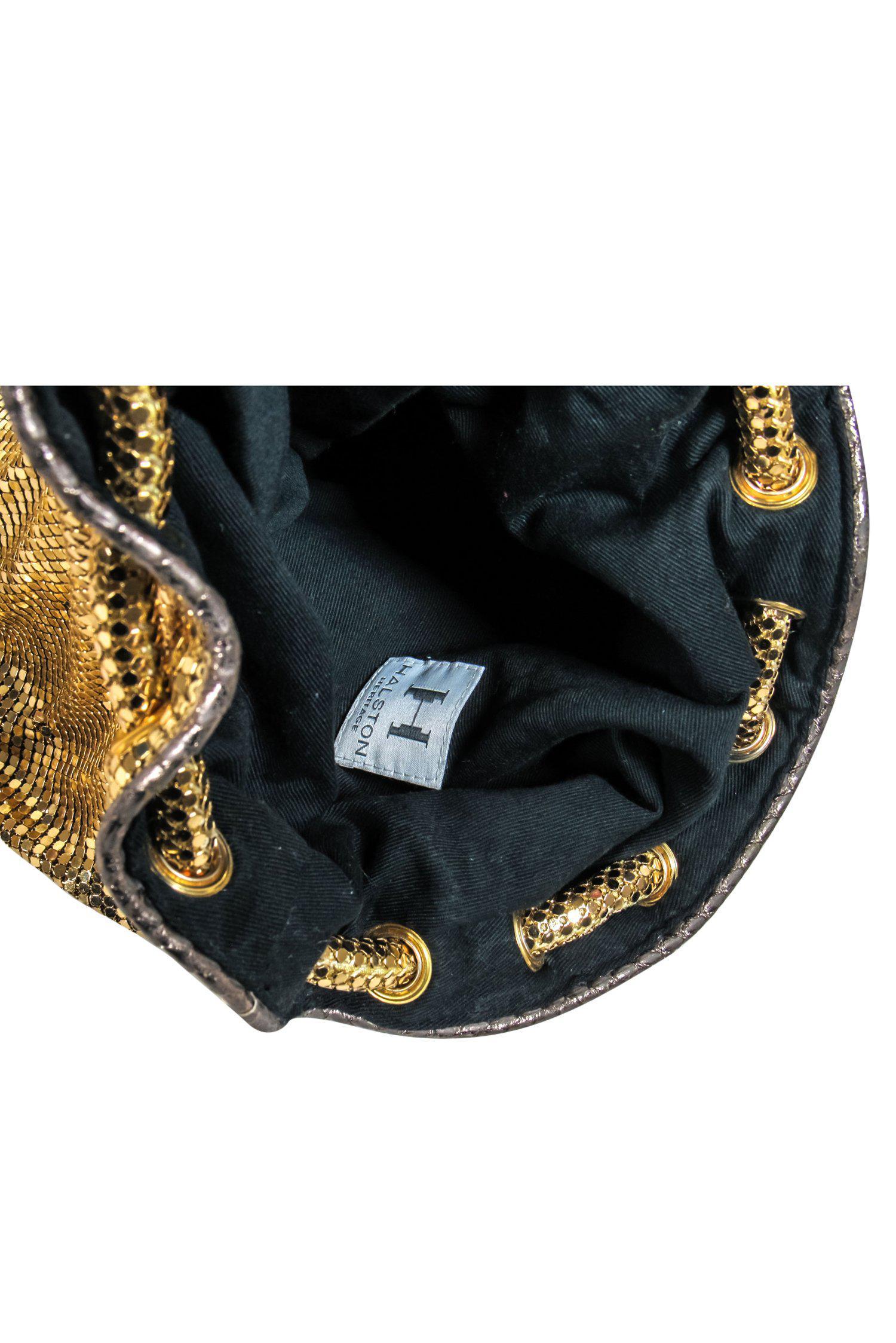 Halston Heritage Gold Chainmail Slouchy Hobo - The Ultimate Fashion Statement Bag