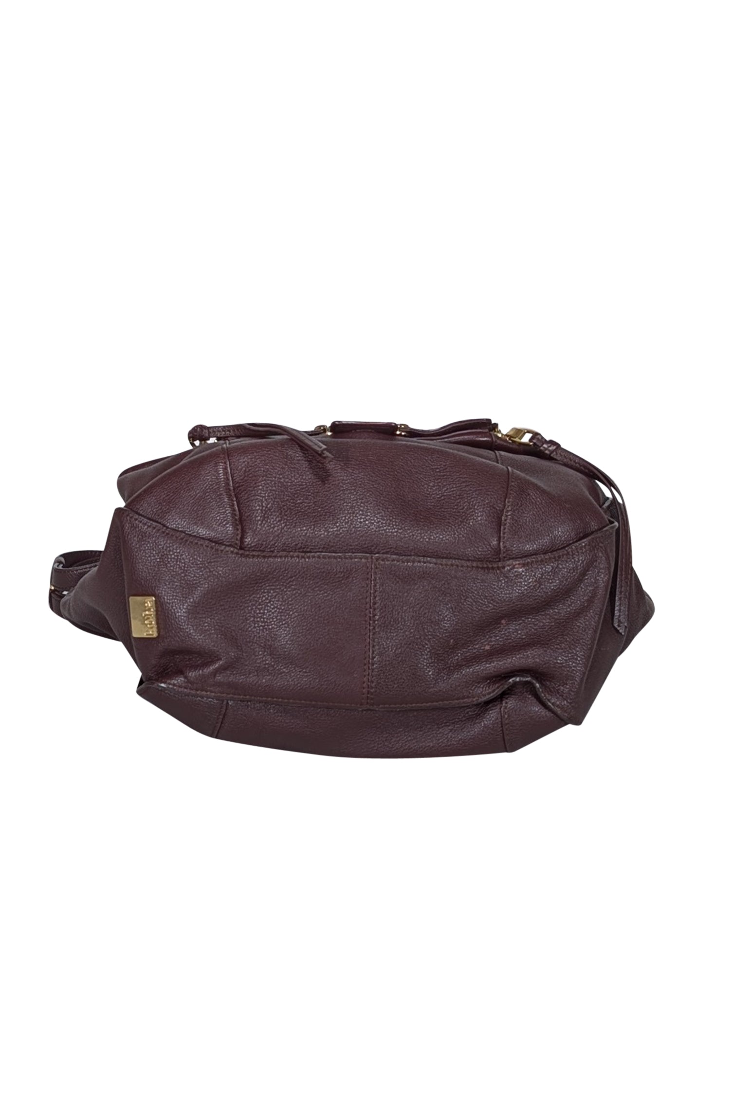 Kooba Dark Maroon Leather Shoulder Bag - A Fashion Must-Have