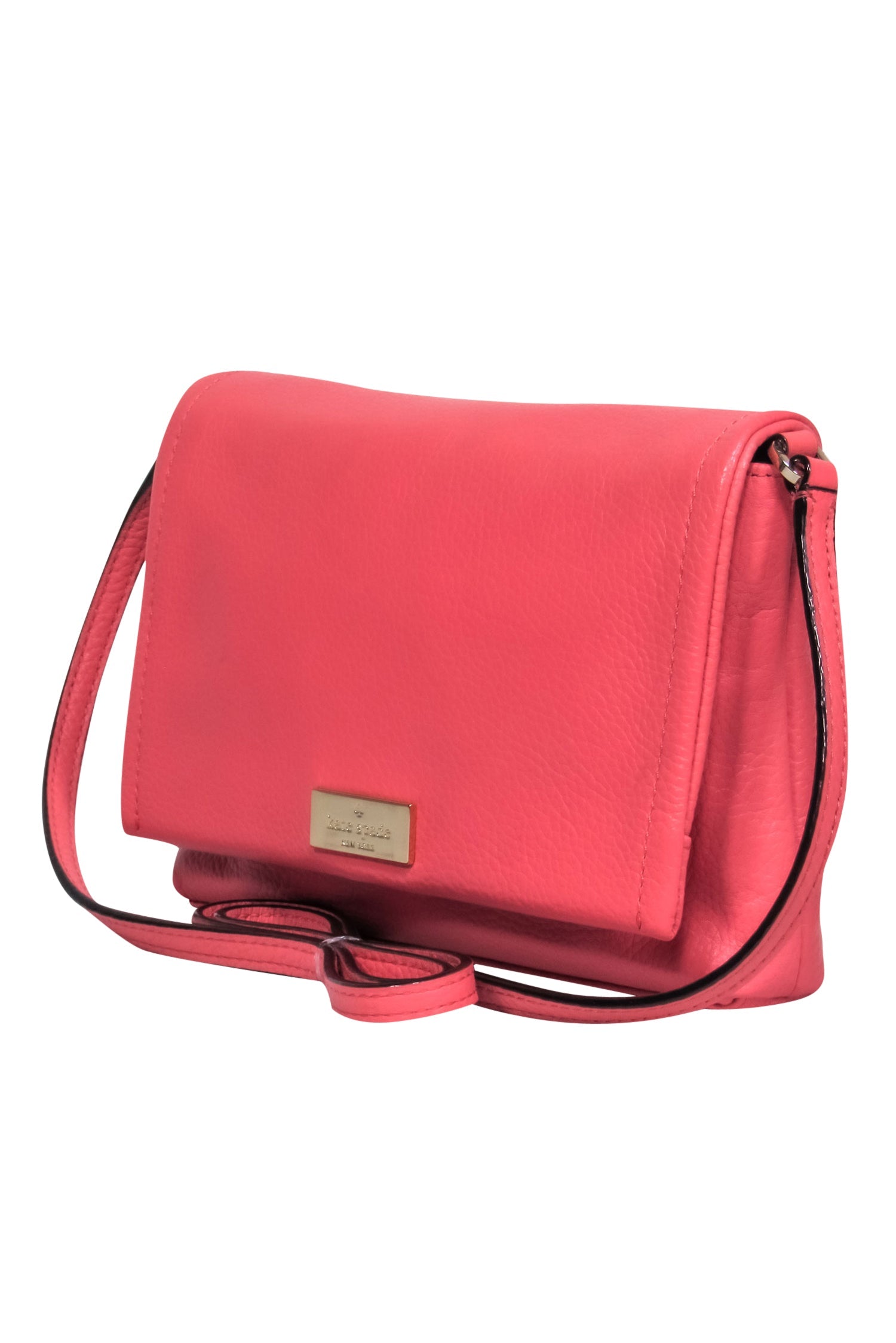 Kate Spade Pink Leather Fold - Over Crossbody Purse: A Fashion Must - Have
