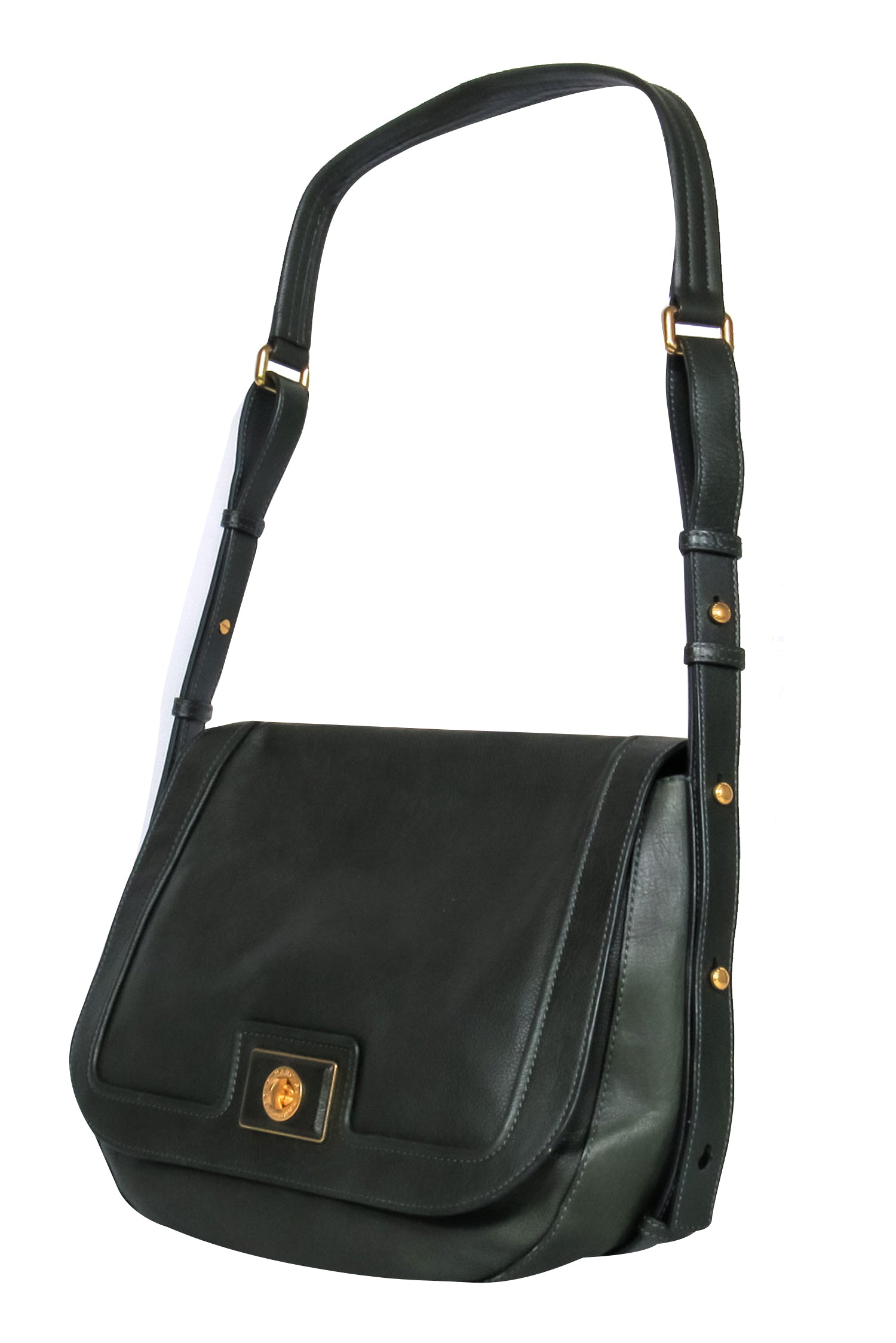 Marc by Marc Jacobs Olive Leather Convertible Saddle Bag - A Fall Must-Have!