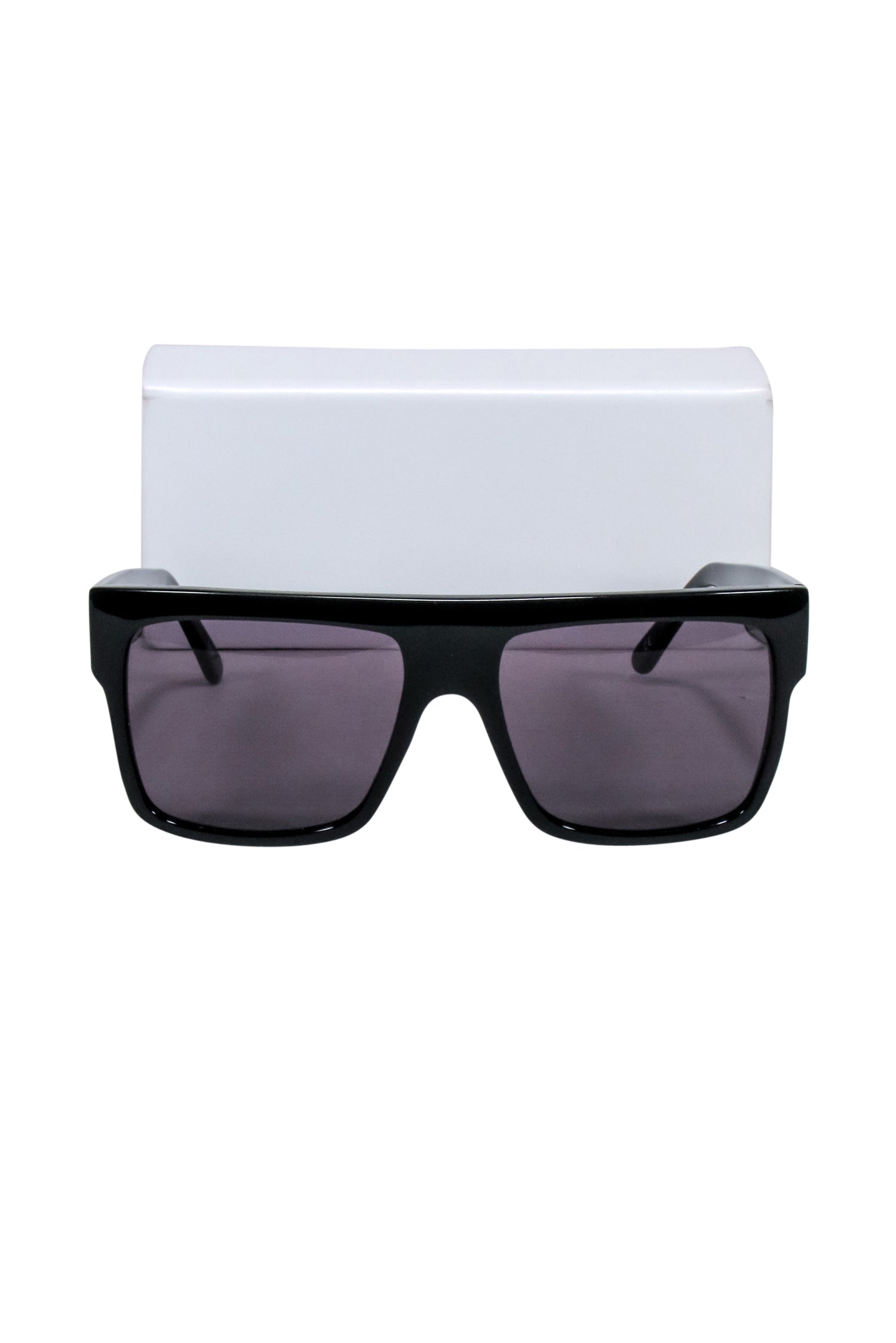 Andy Wolfe Black Oversized Summer Statement Sunglasses