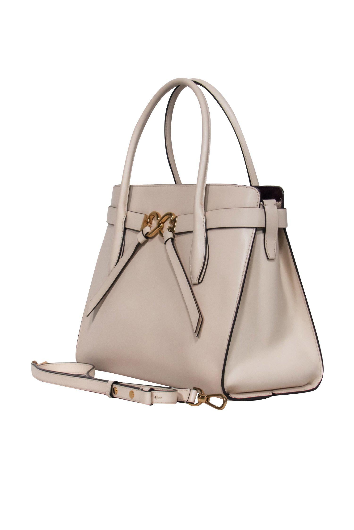 Kate Spade Cream Smooth Leather Convertible Satchel - Elevate Your Style!