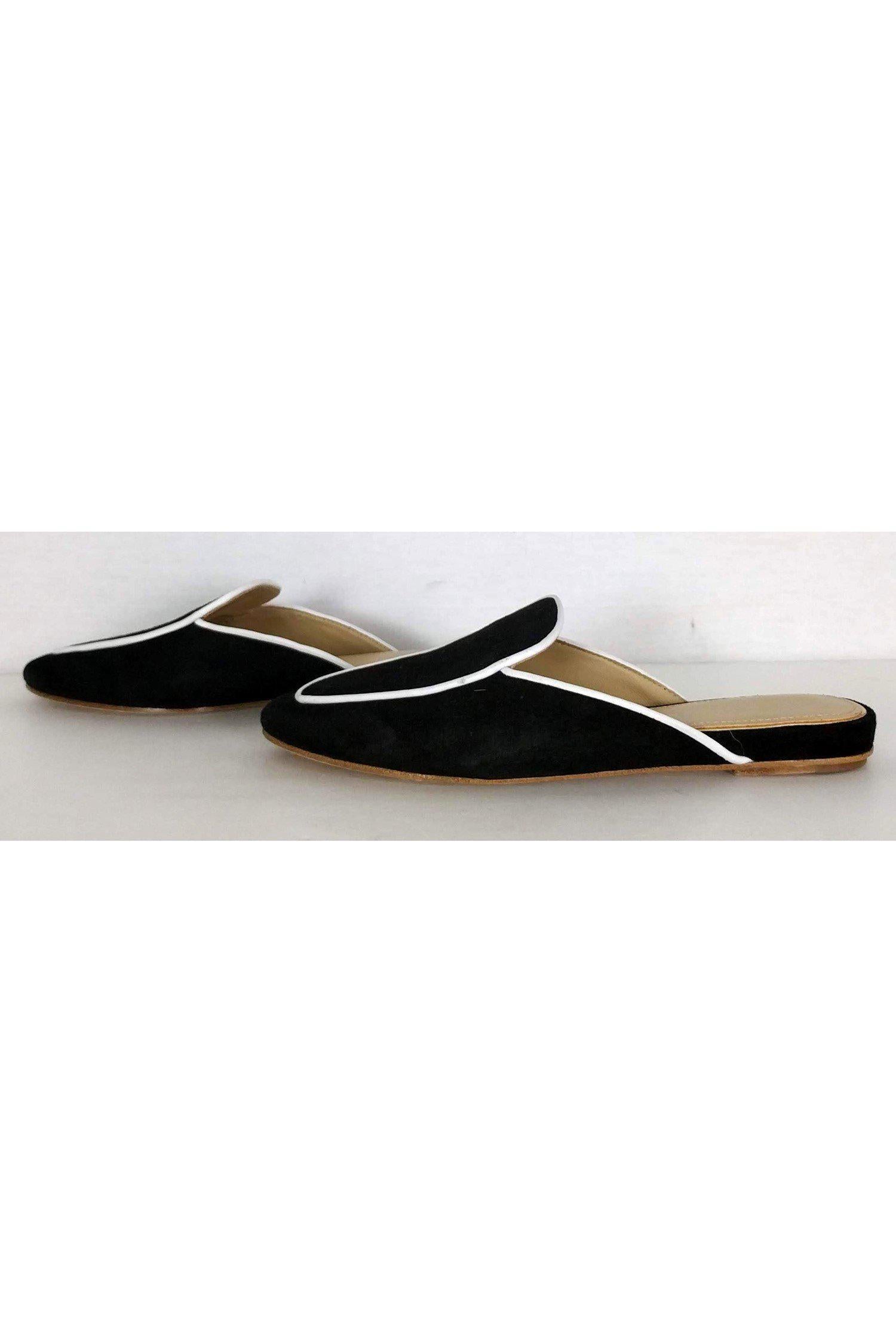 Etienne Aigner's Stylish Black Suede Slide Sandals - Size 6