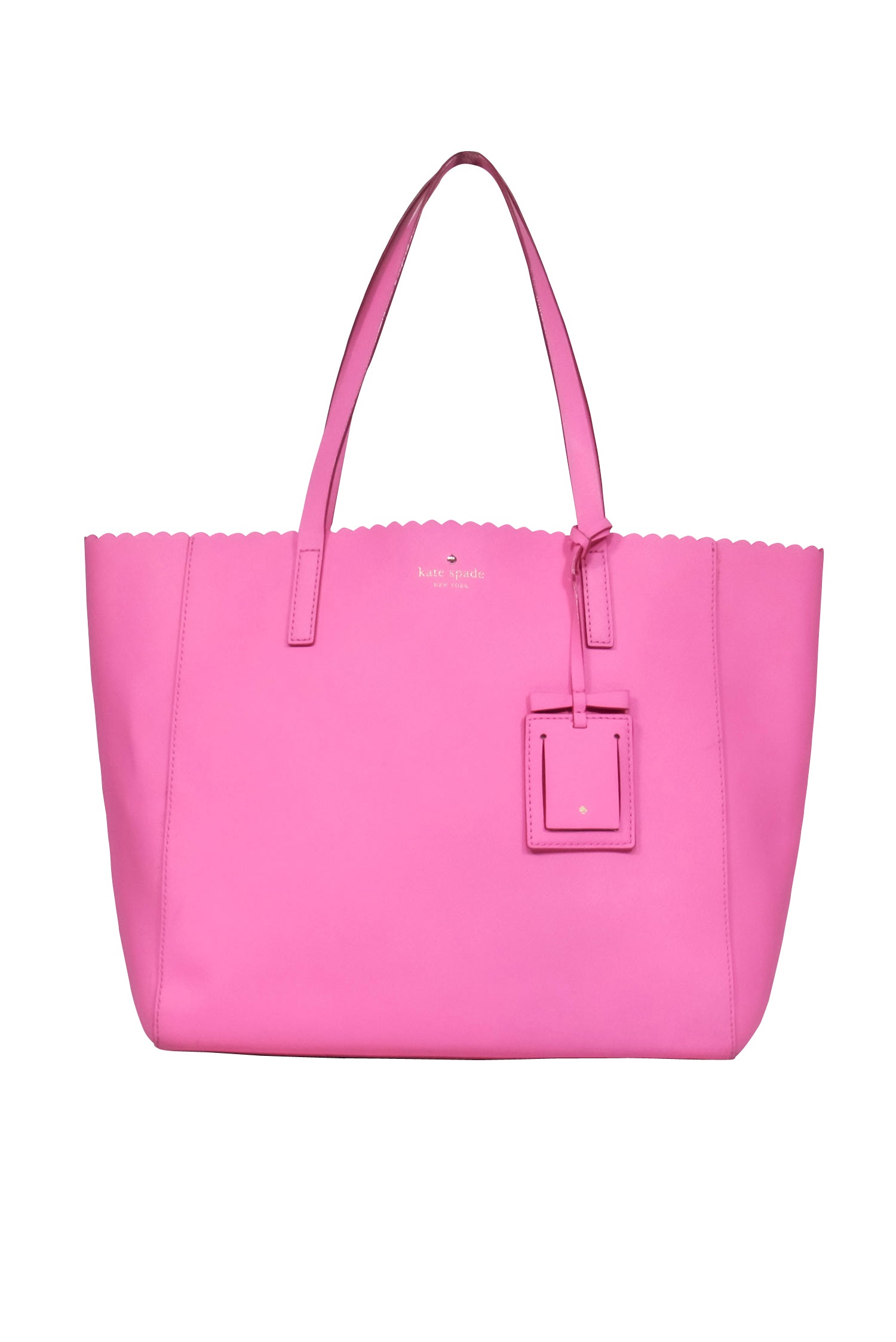 Kate Spade Pink Scallop Edge Tote - A Summer Must-Have!