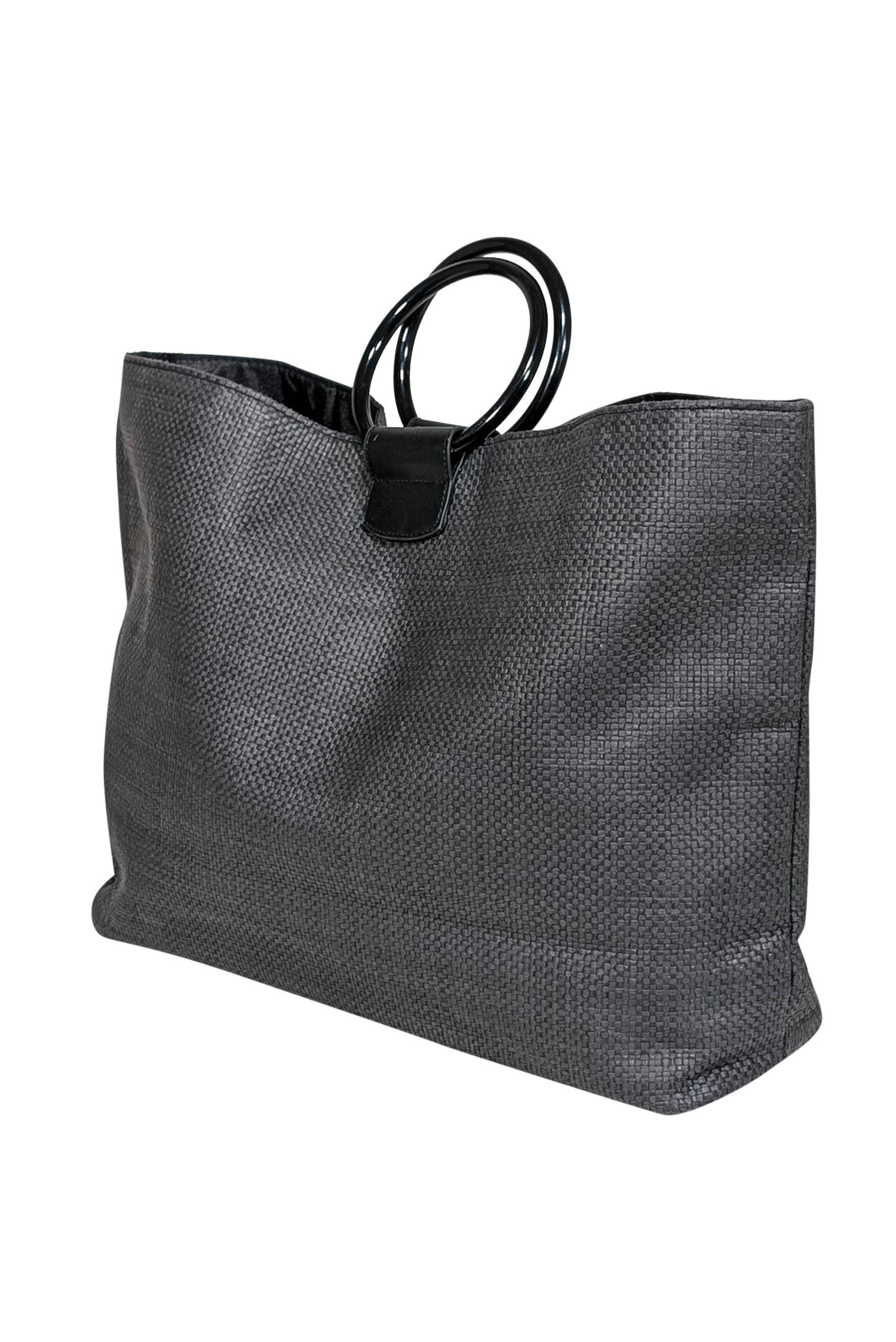 Kate Spade Black Raffia O-Ring Handle Tote: The Ultimate Beach Companion