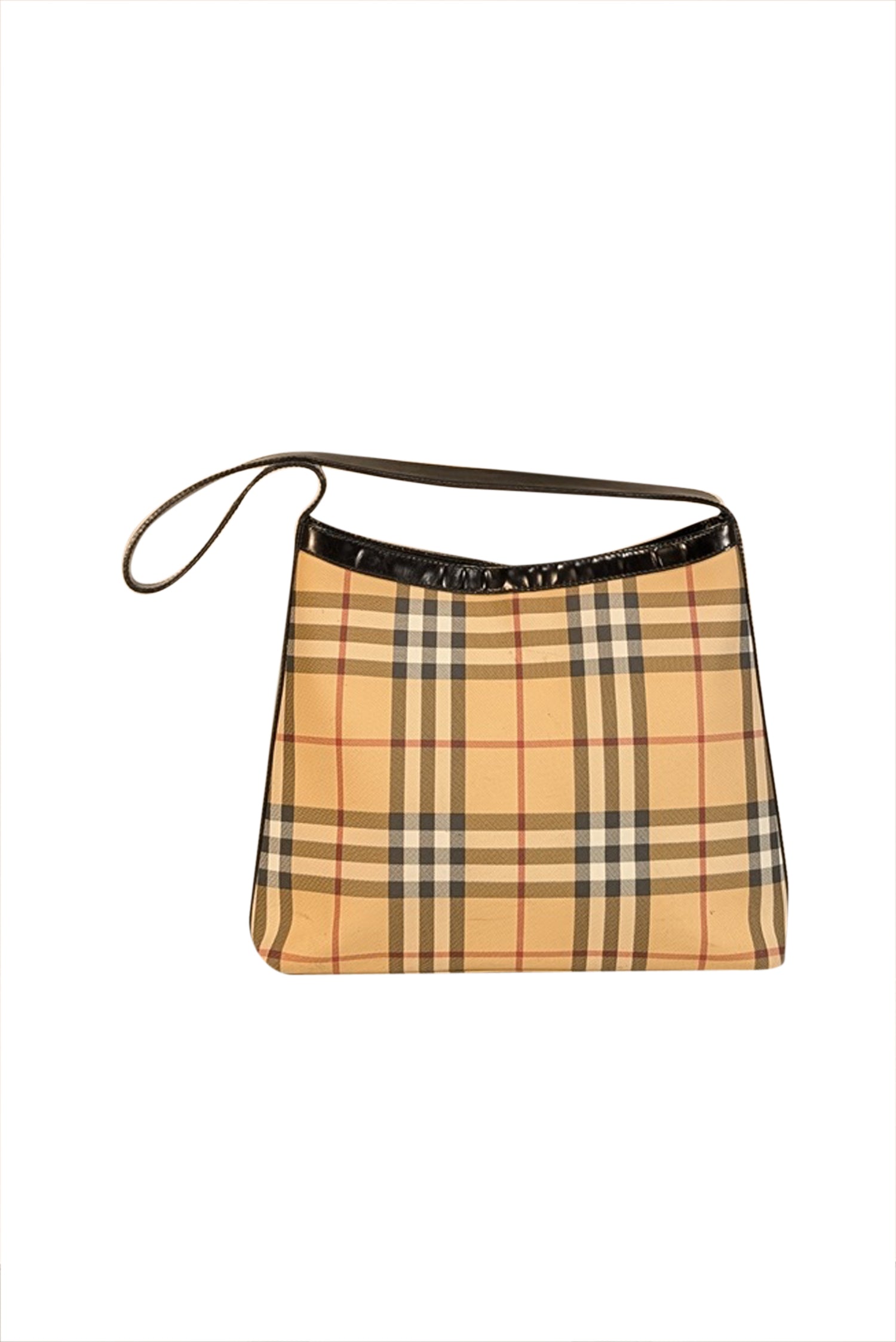Burberry's Irresistible Beige Signature Plaid Shoulder Bag