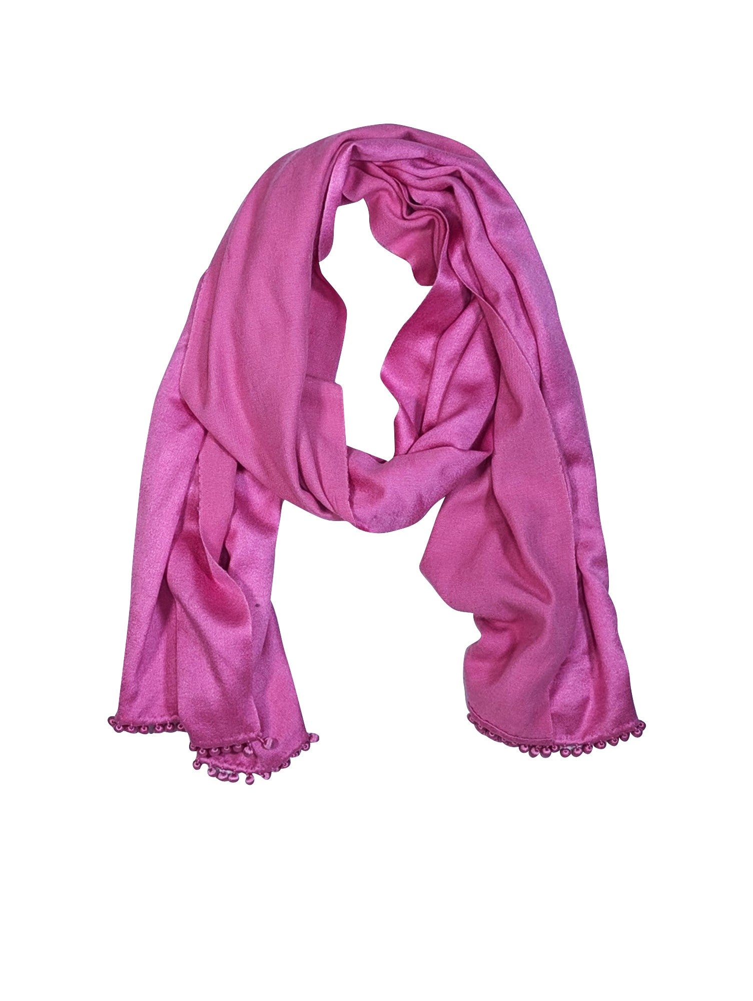 Bajra Pink Luxury Cashmere & Silk Blend Scarf - A Spring Must-Have