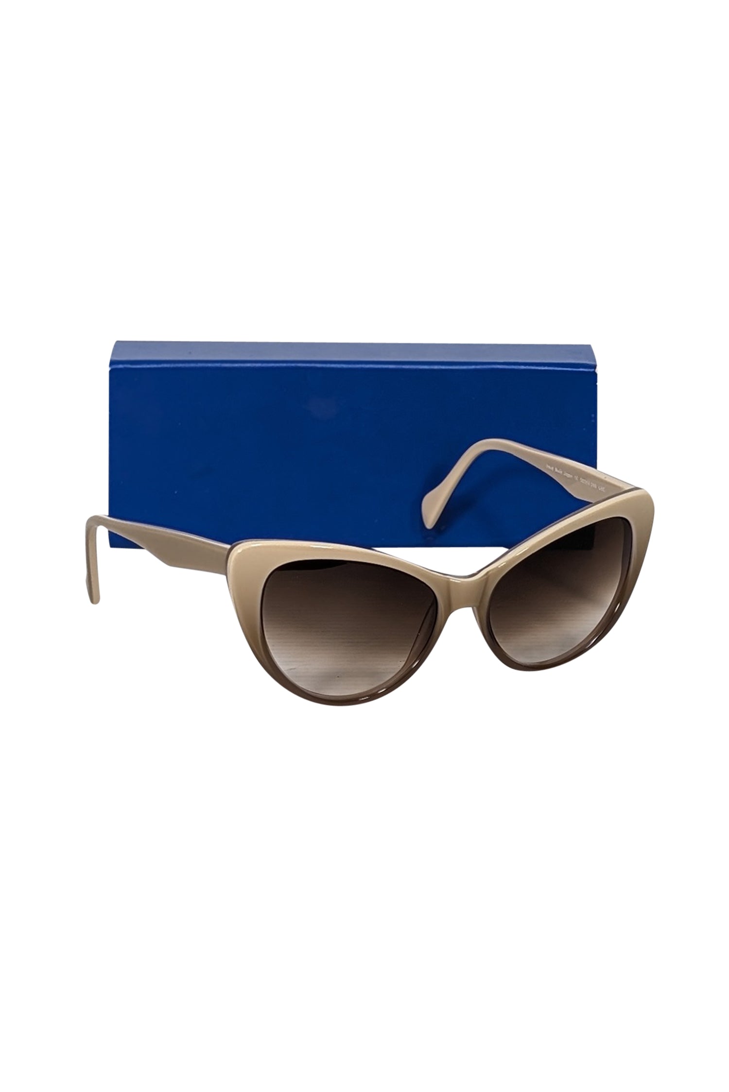 Morgenthal Frederics Beige Cat Eye Sunglasses - Exude Glamour!