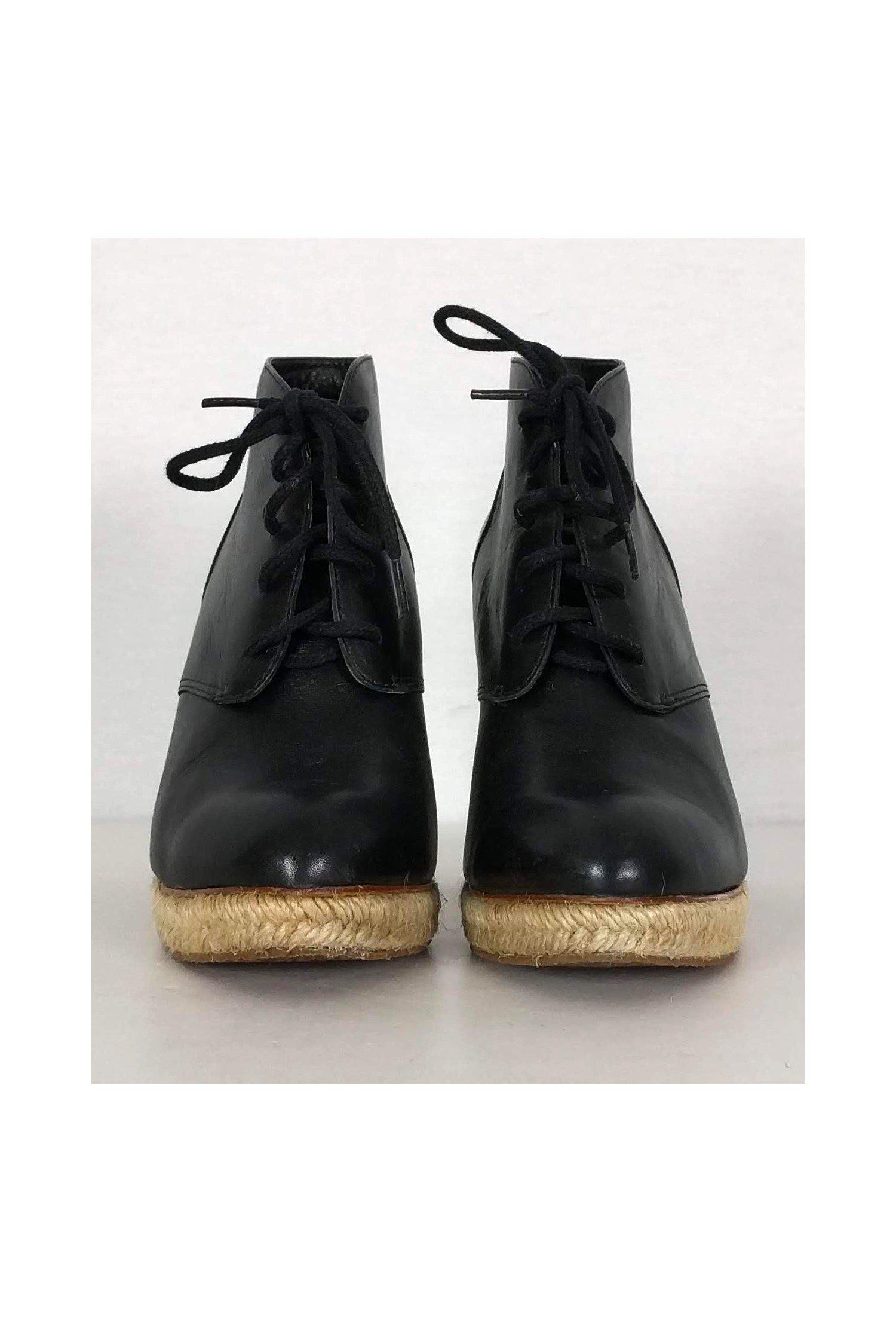 Loeffler Randall Black Espadrille Ankle Booties - Size 6.5 - A Fashion Must-Have!