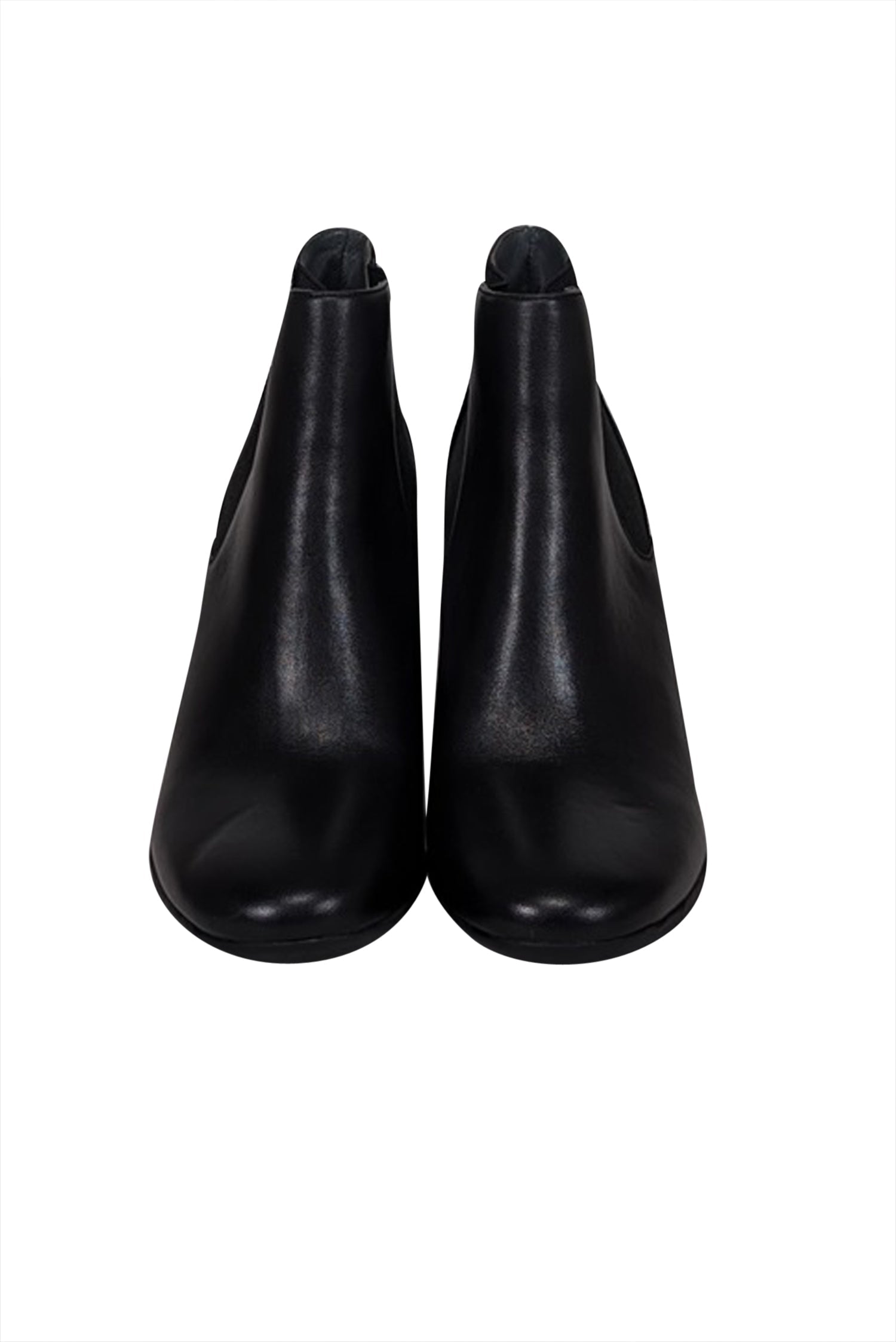 United Nude - Stunning Black Leather Mobius Heel Short Boots in Size 7.5