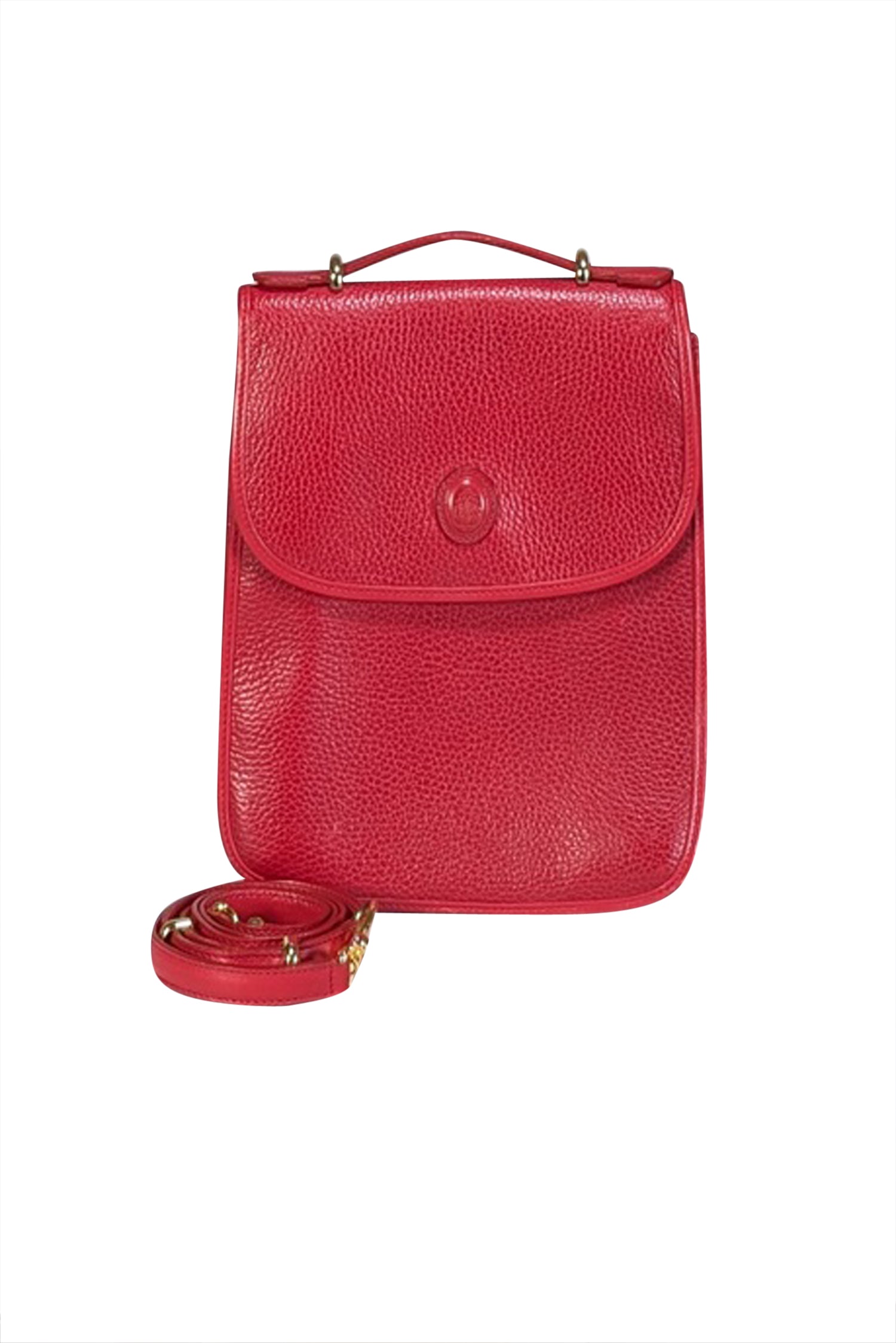 Mark Cross - Stunning Red Pebbled Leather Crossbody Bag