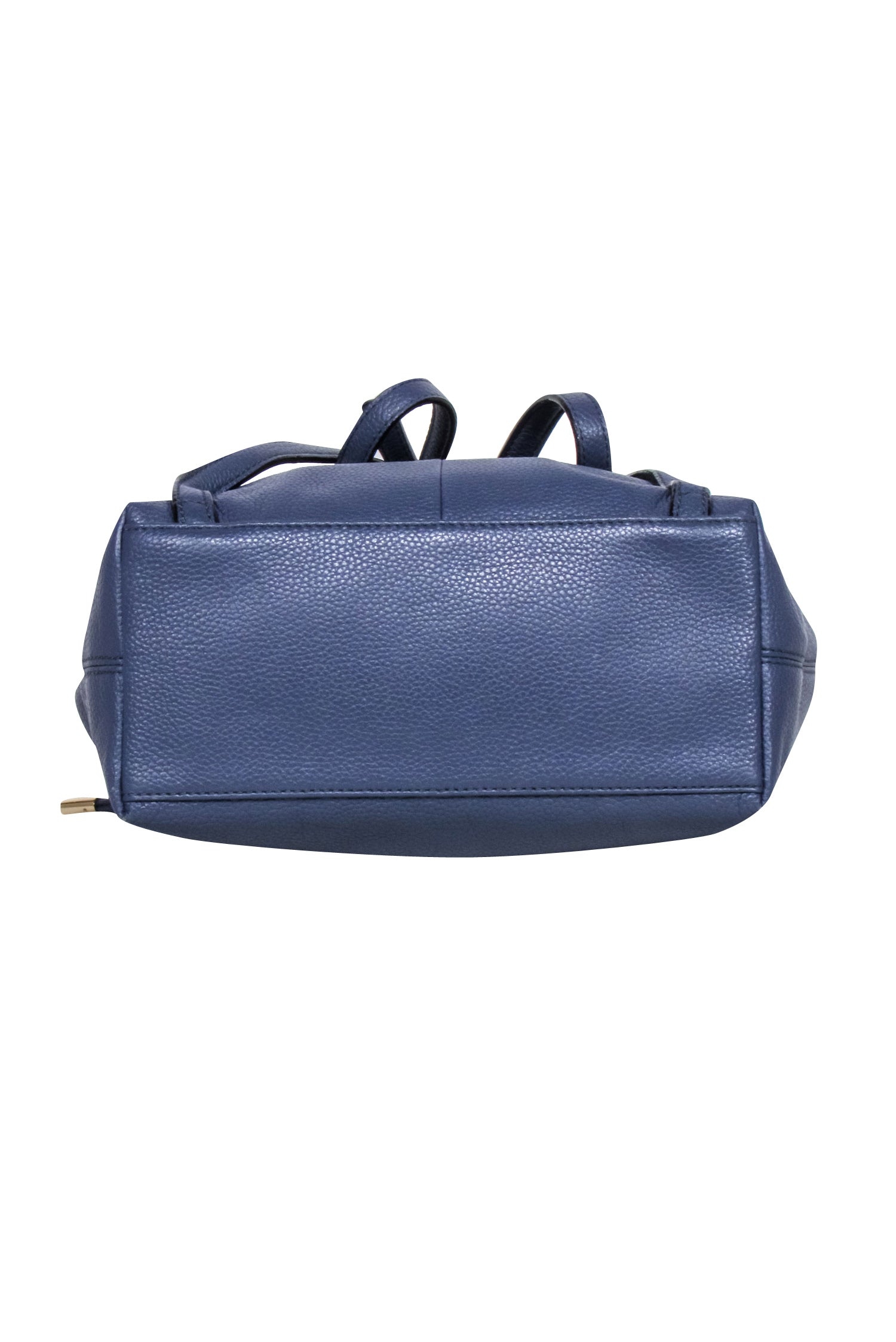 Kate Spade Navy Leather Fold-Over Mini Backpack: A Chic Companion