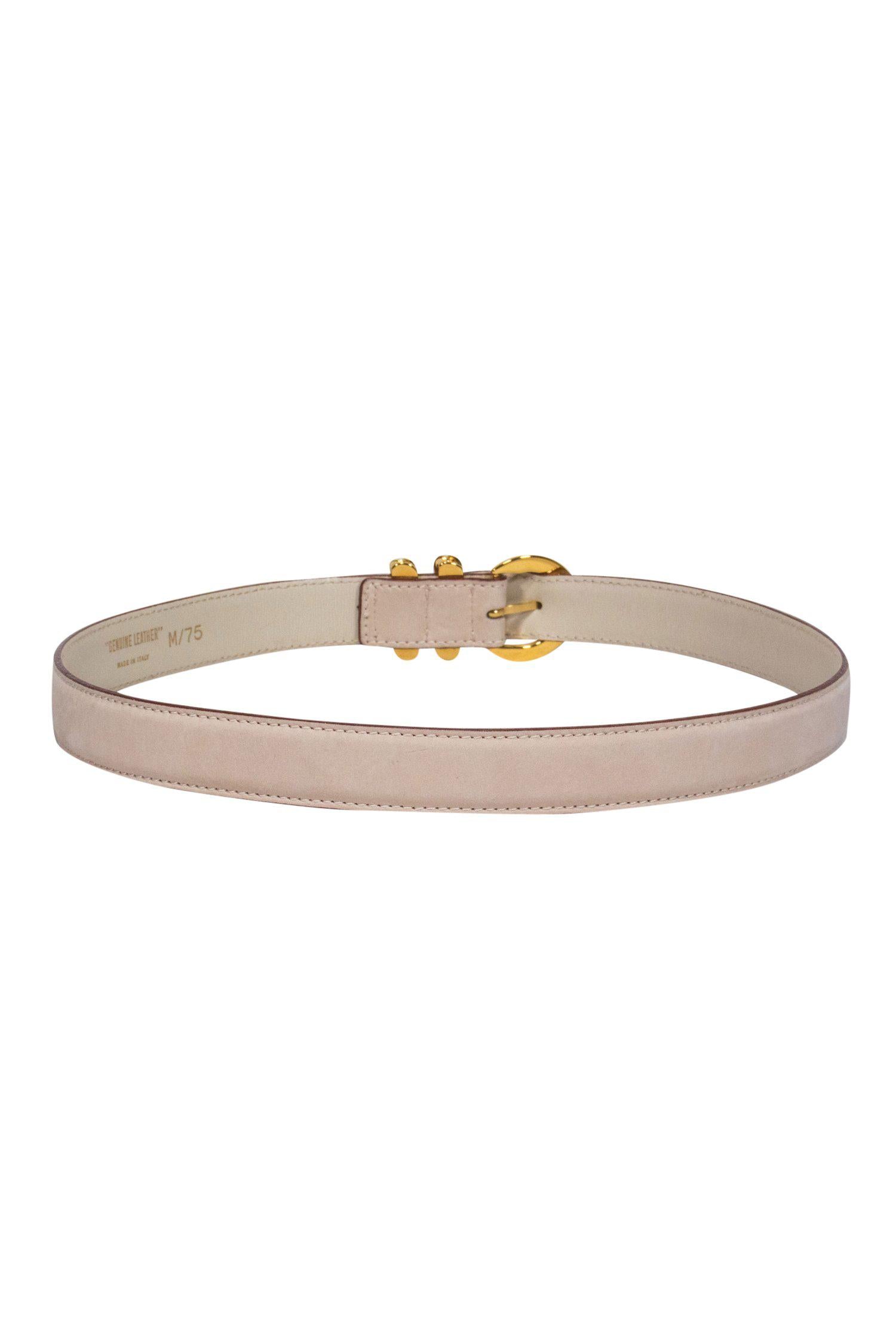 Paloma Picasso's Stunning White Leather Belt
