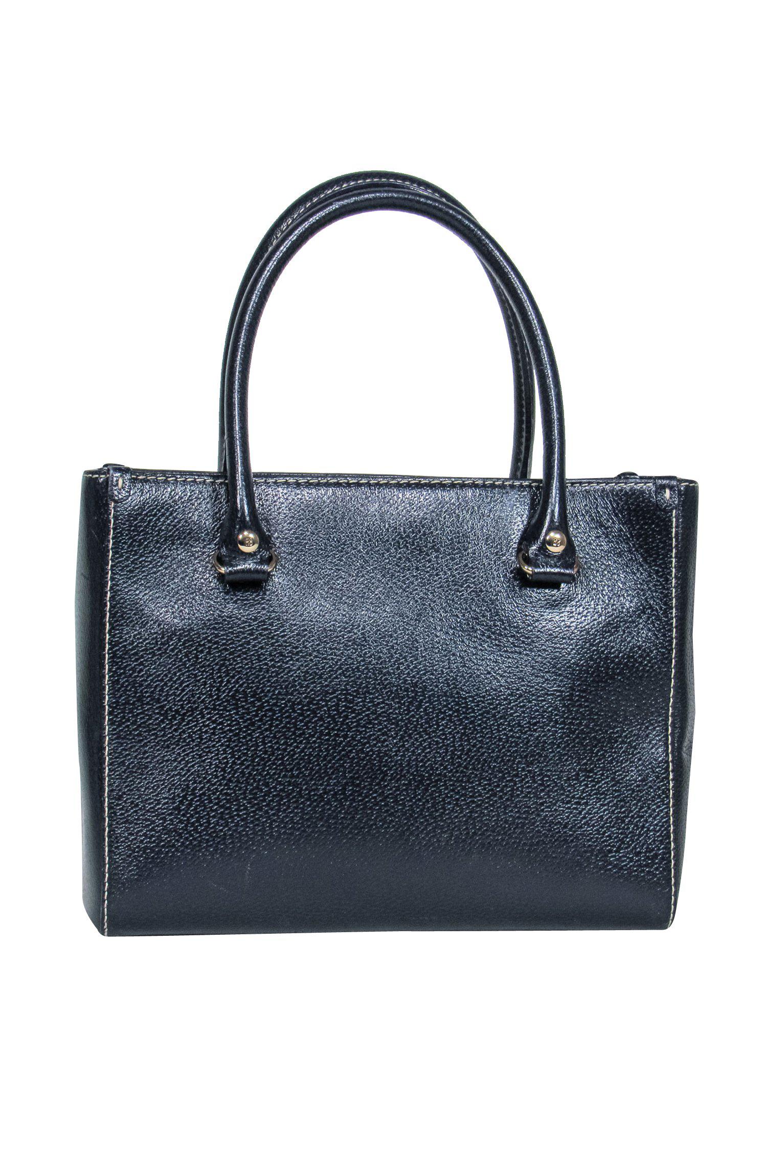 Kate Spade Navy Pebbled Leather Tote - The Ultimate Summer Accessory