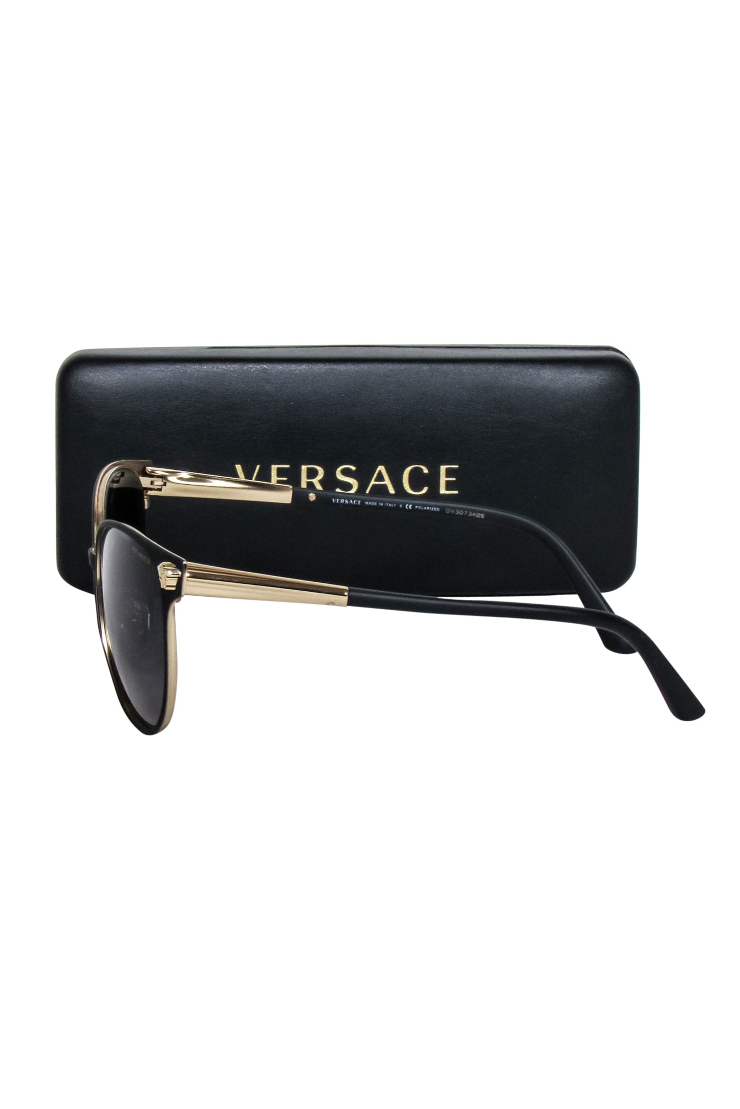 Versace Black Matte Rounded Sunglasses - The Ultimate Fashion Statement