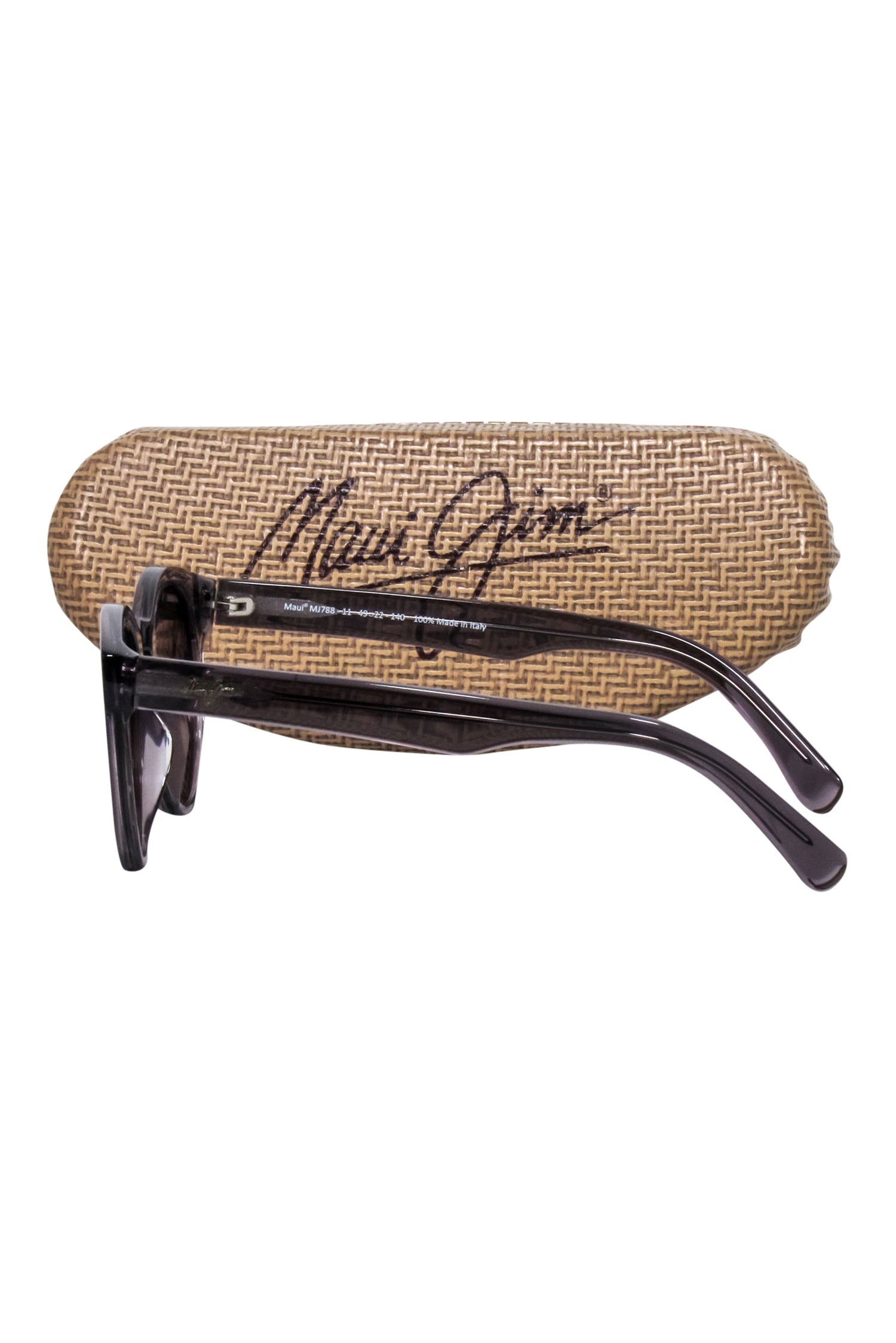Maui Jim Greyish-Brown Transparent Round Vacation Sunglasses