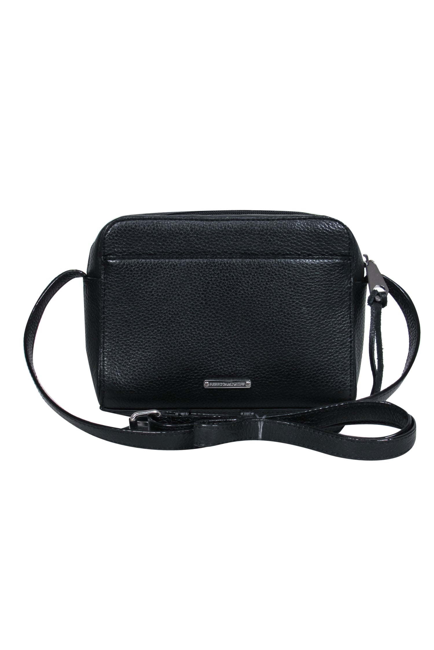 Rebecca Minkoff's Stunning Black Square Pebbled Leather Crossbody