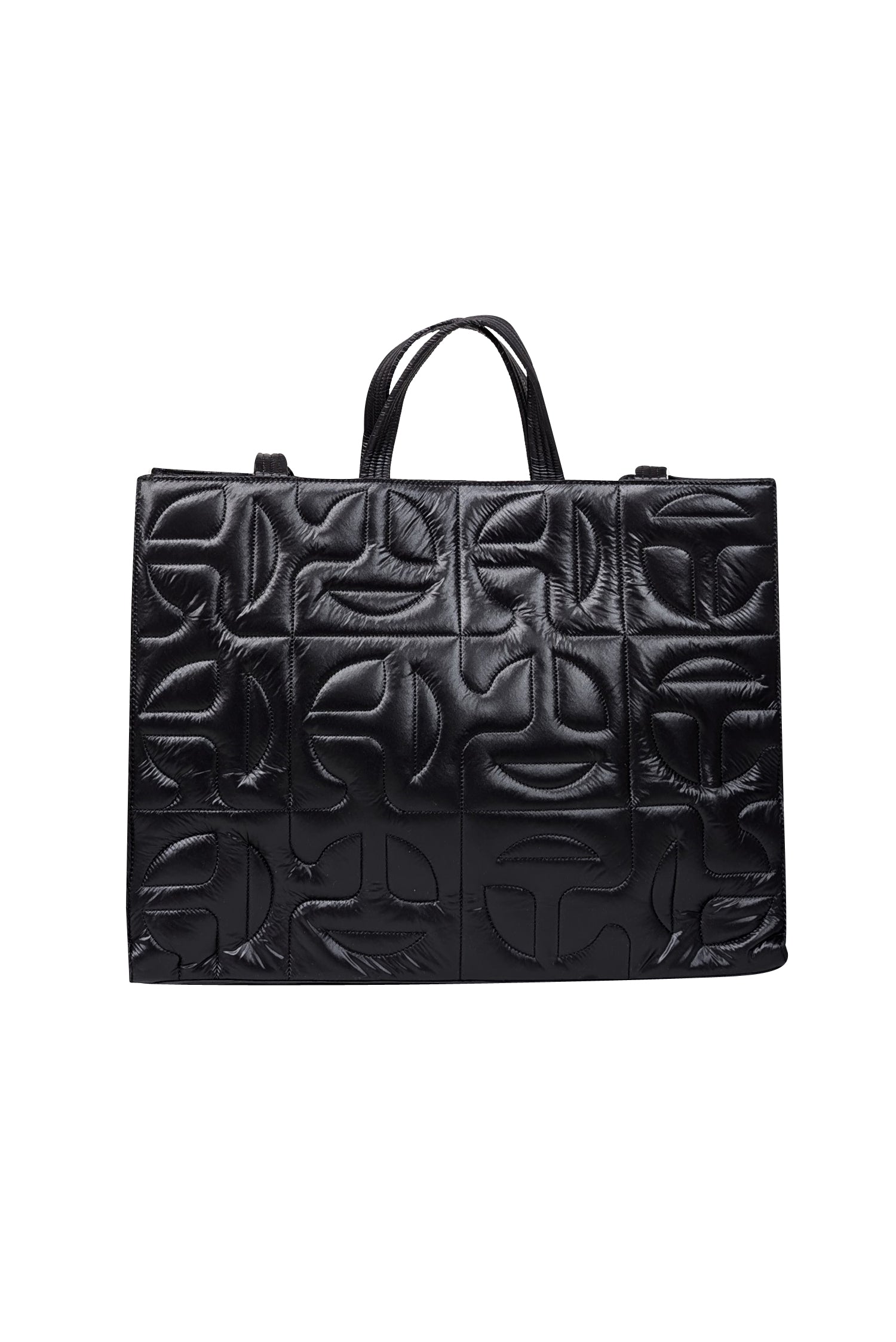 Telfar x Moose Knuckles - Stunning Black Quilted Large Shopper Tote