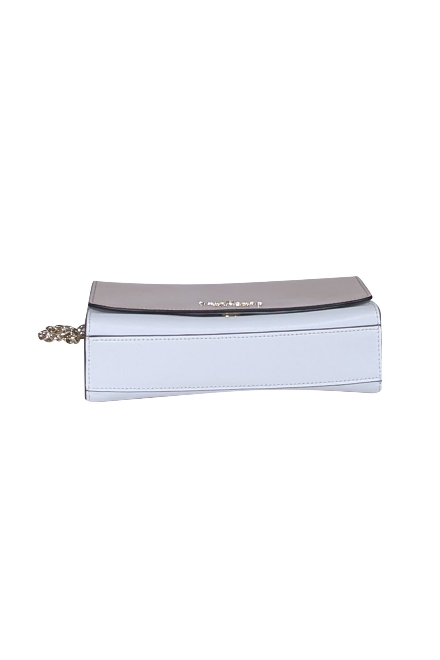 Kate Spade Stylish Beige, White & Black Leather Crossbody Bag