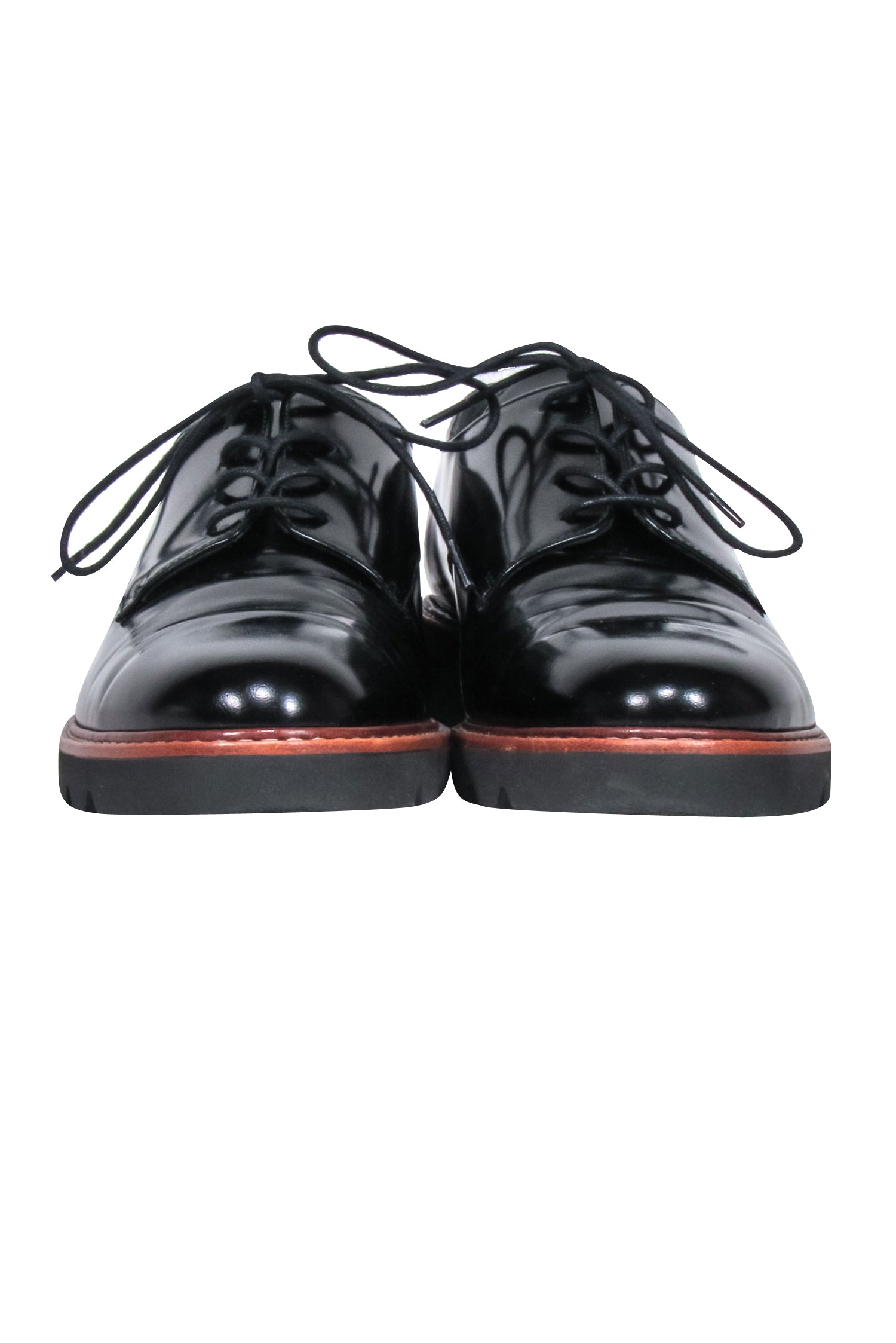 Stuart Weitzman - Stunning Black Lace Up Loafer in Size 8