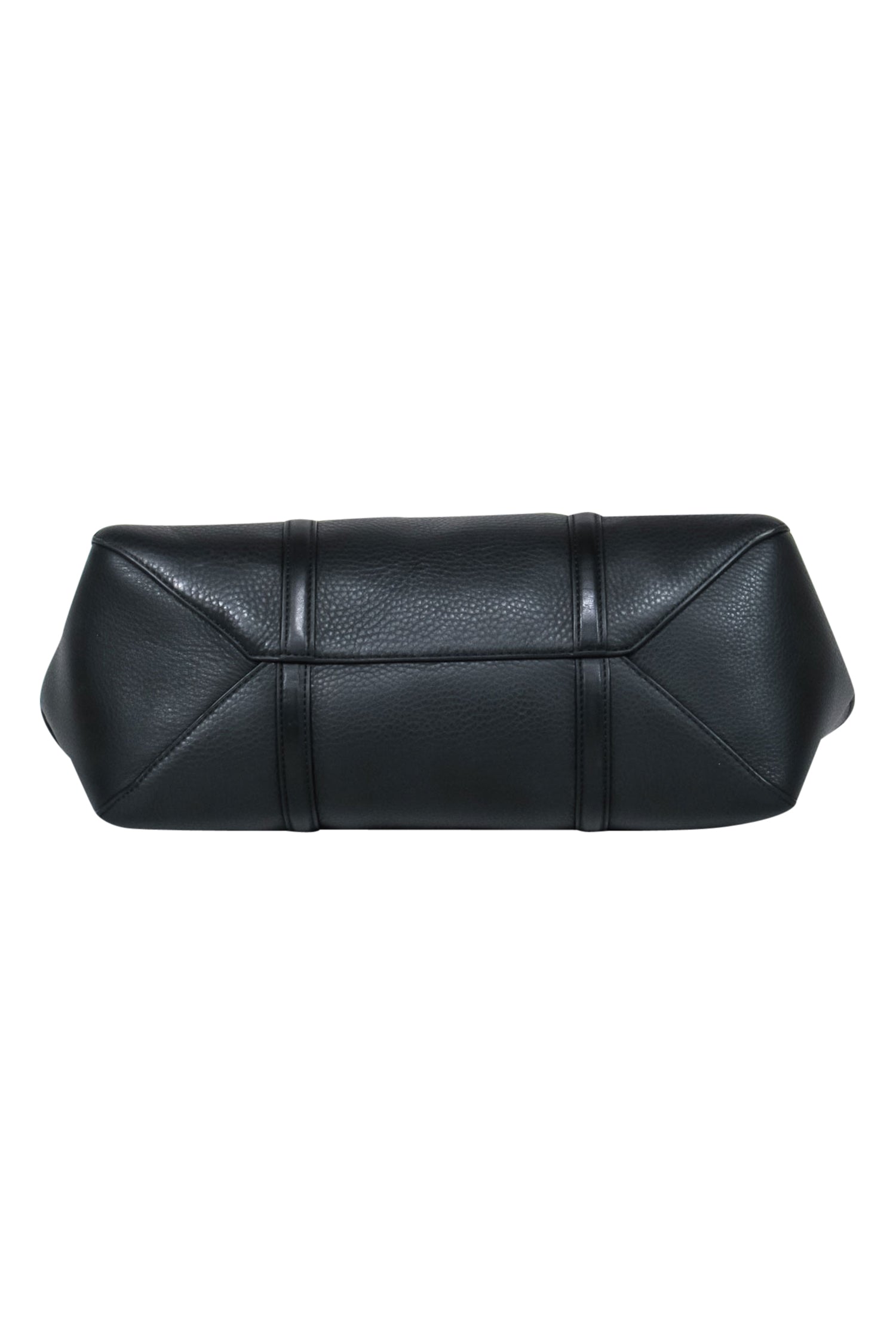 Mackage - Chic Black Pebbled Leather Tote with Striking Arrow Clasp