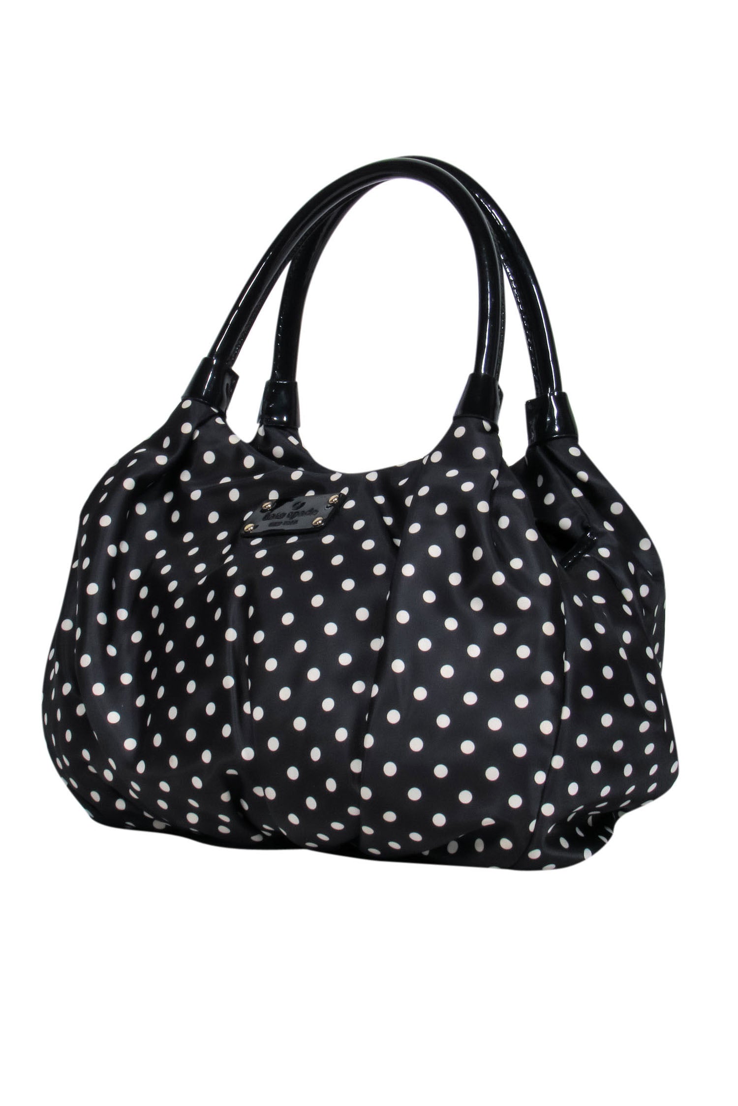 Kate Spade Black & White Polka Dot Shoulder Bag - A Playful Fashion Statement