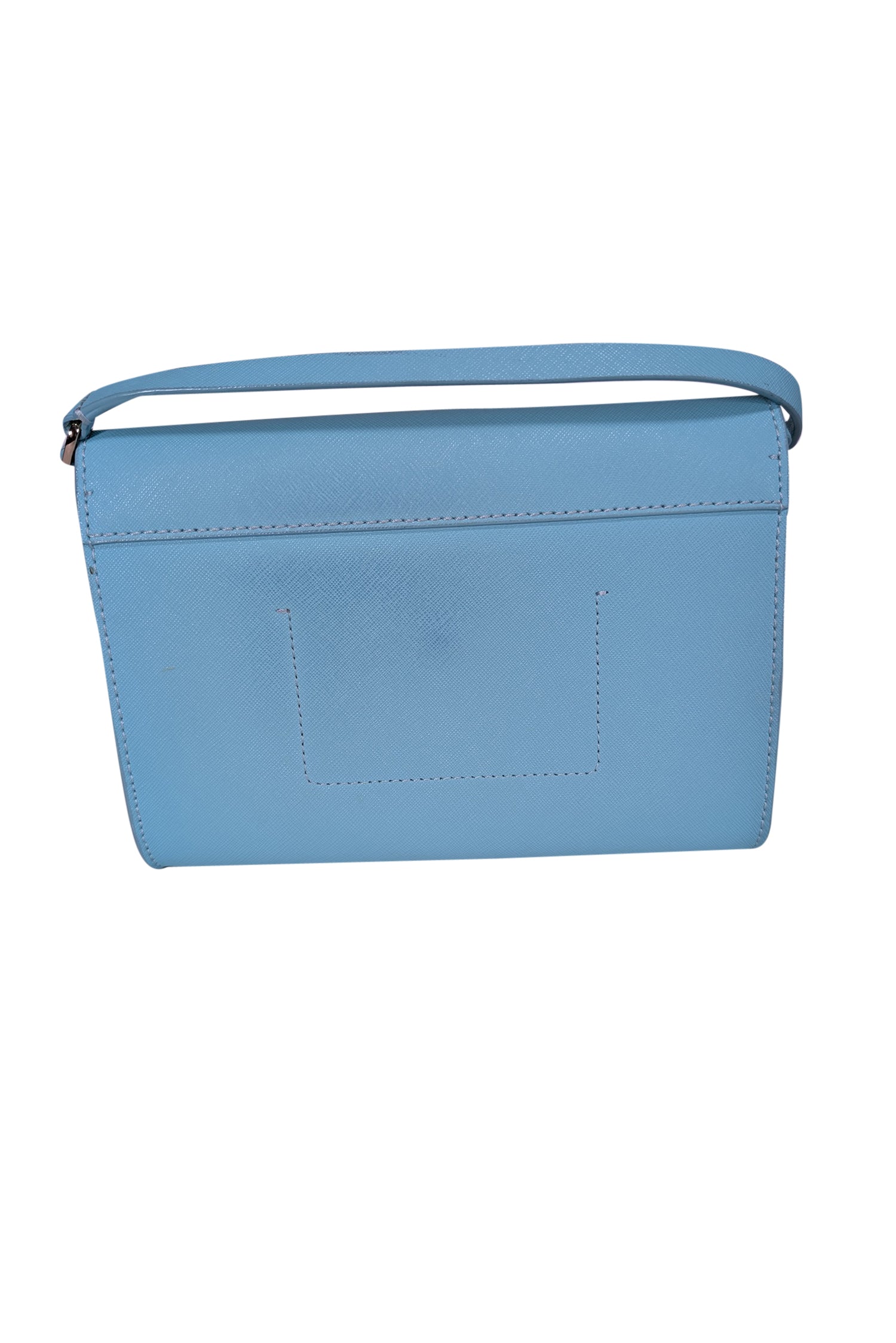 Kate Spade Aqua Blue Bow-Front Saffiano Leather Crossbody: A Colorful Spring Essential