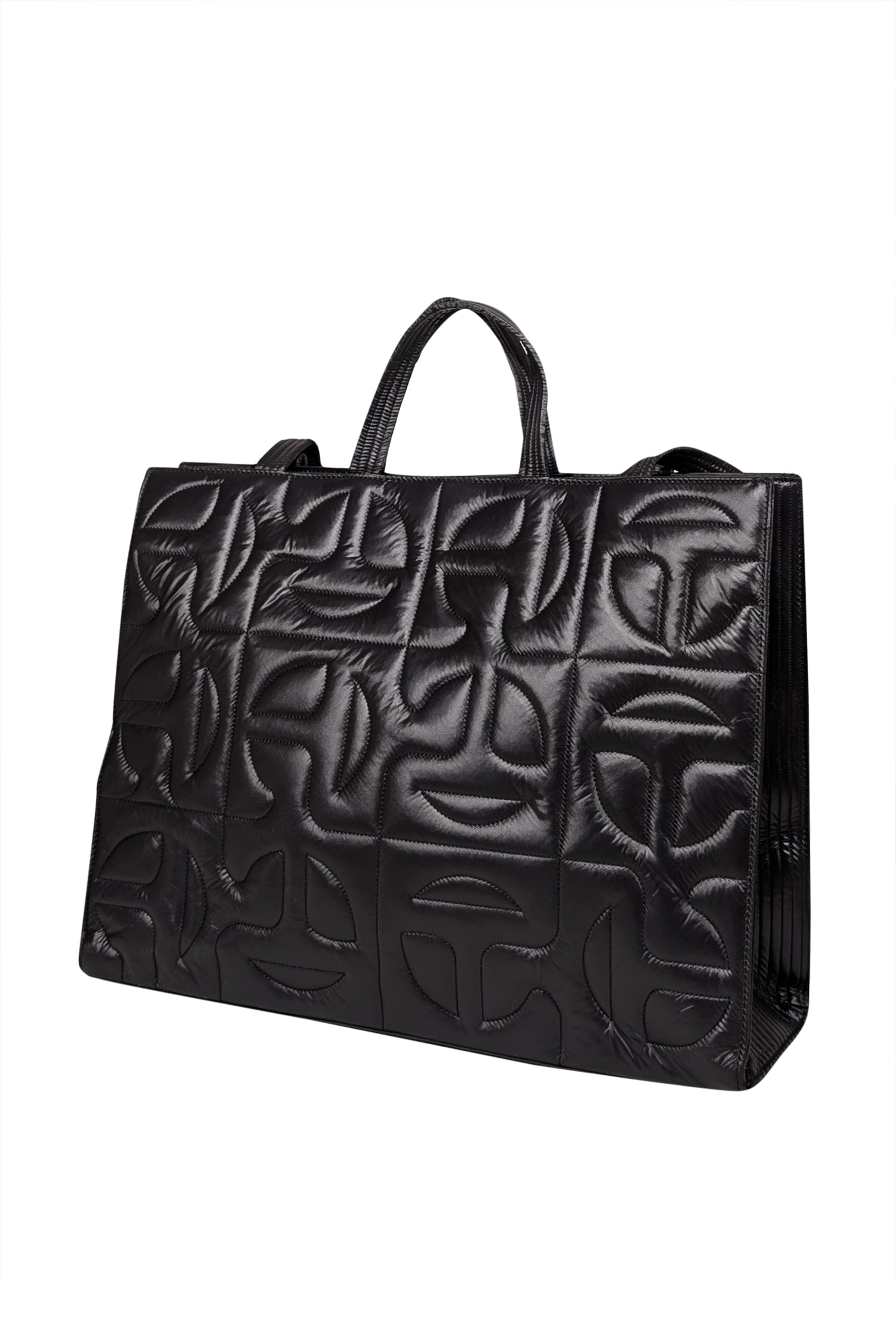 Telfar x Moose Knuckles - Stunning Black Quilted Large Shopper Tote