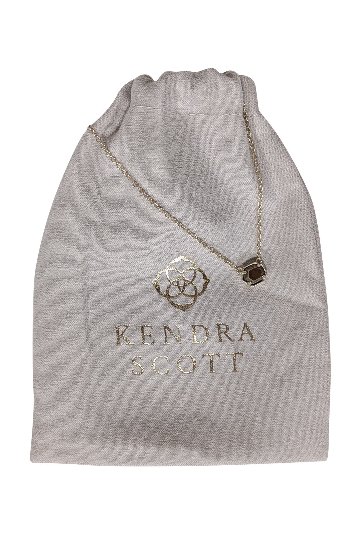 Kendra Scott - Stunning Gold Chain Dainty Necklace with Center Stone
