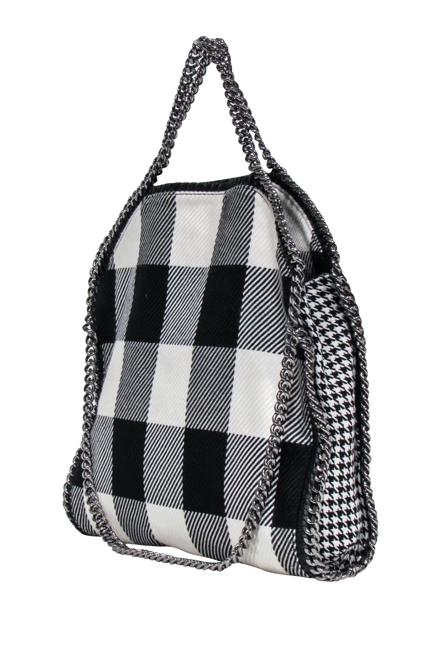 Stella McCartney's Stunning Black & White Plaid Falabella Bag