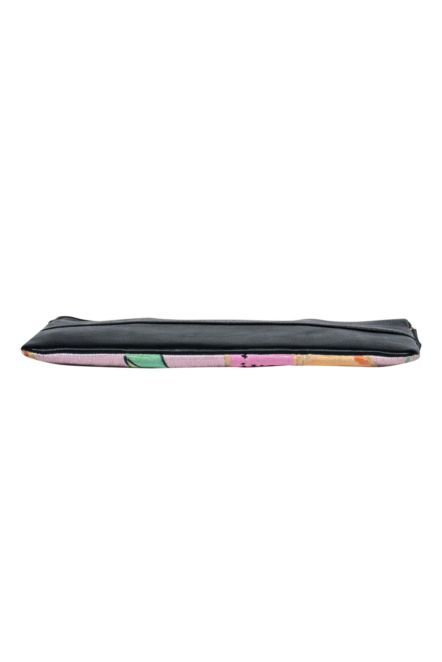 Lizzie Fortunato - Charming Light Pink Fruit - Embroidered Clutch