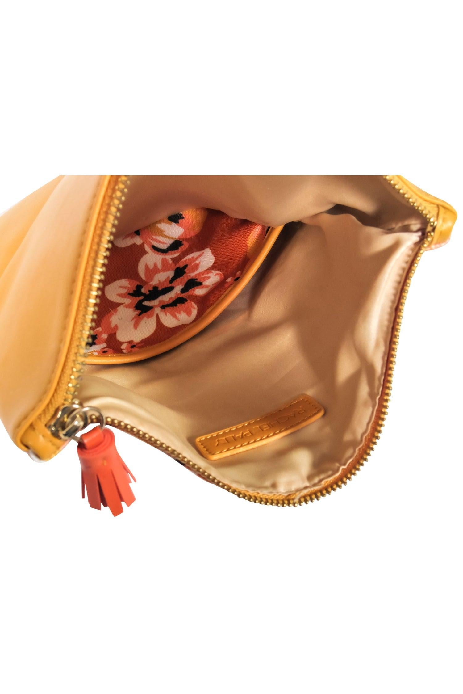 Rachel Pally's Stunning Orange & Yellow Floral Print Clutch