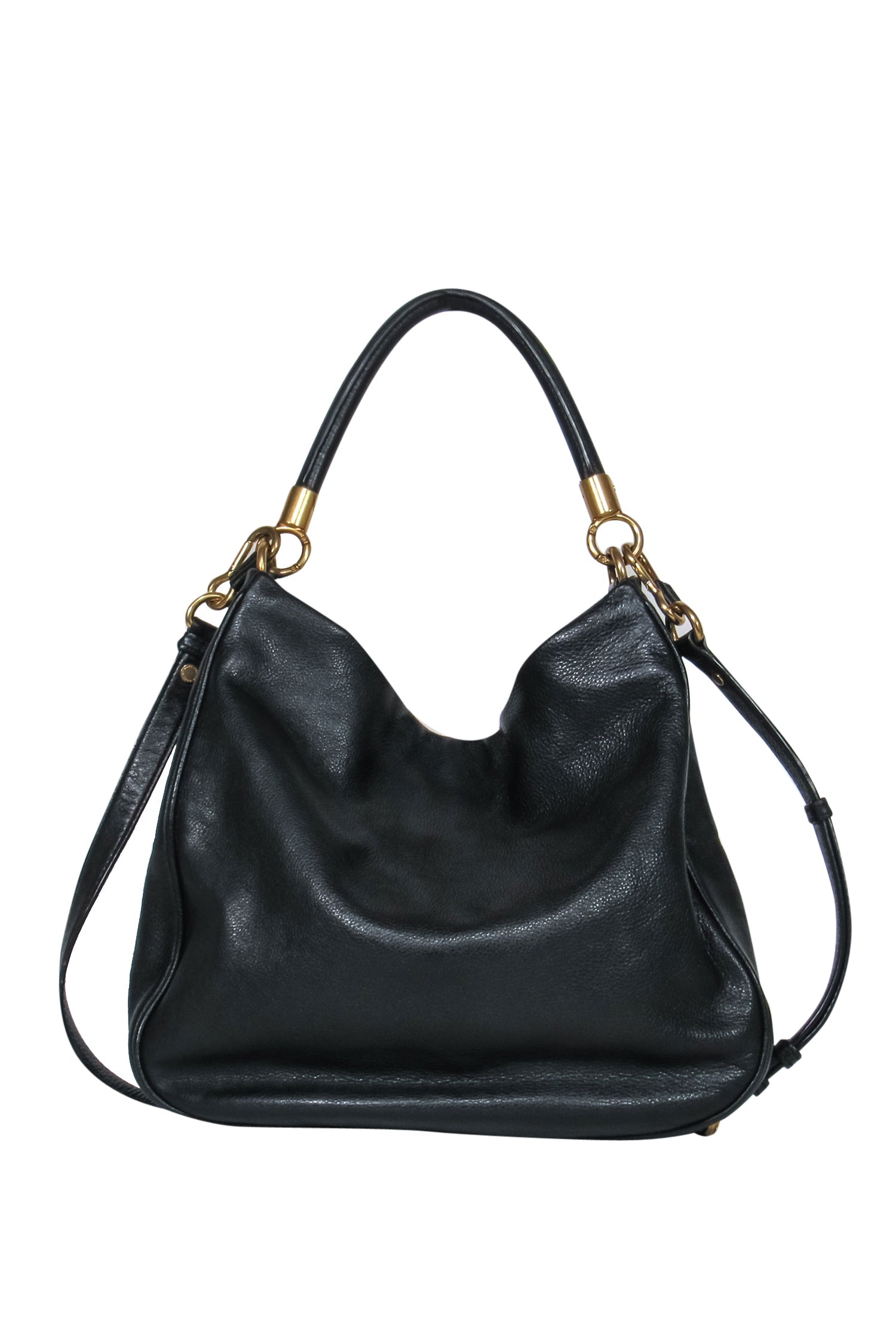Marc by Marc Jacobs - Stunning Black Pebbled Leather Convertible Carryall