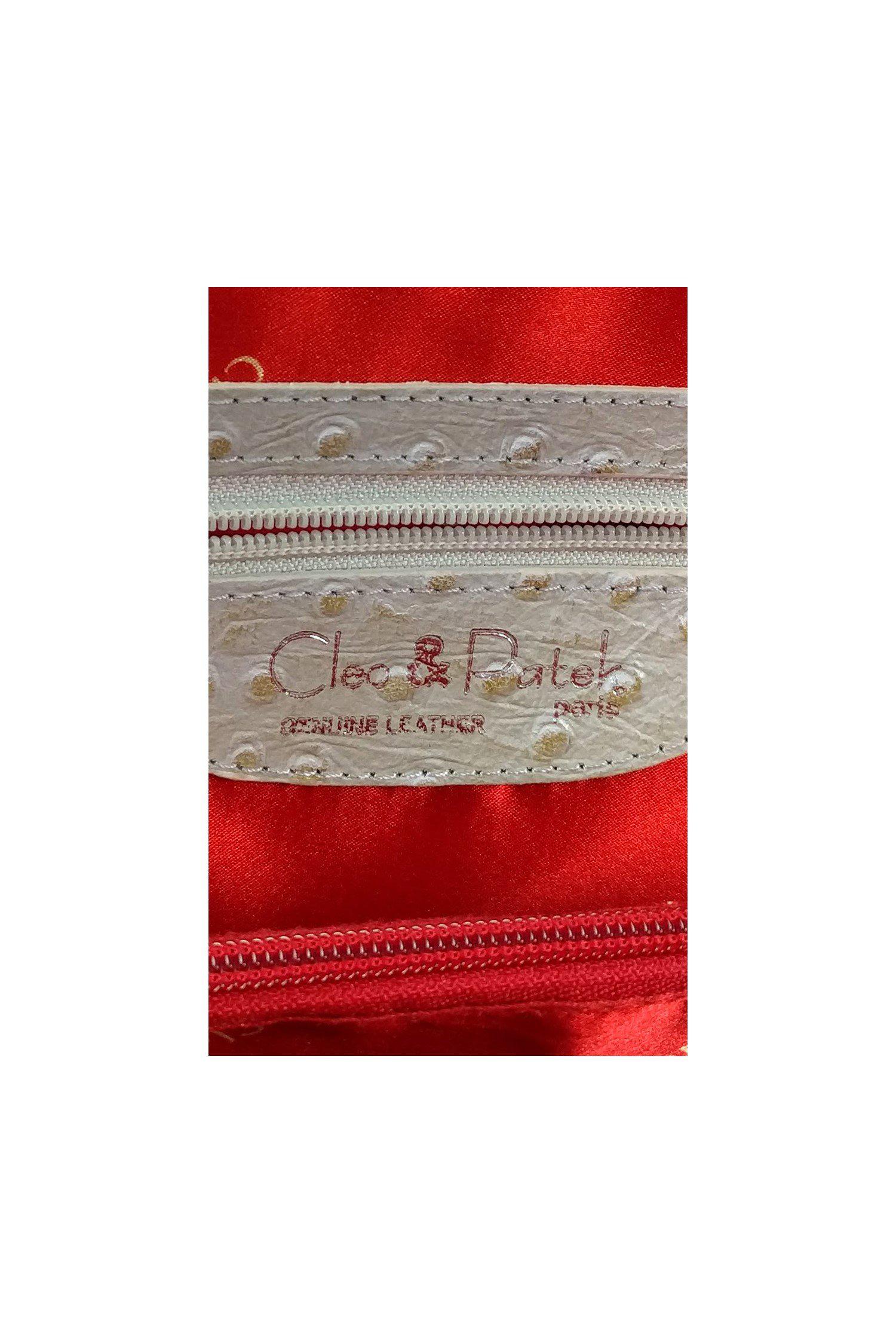 Cleo & Patek - Luxurious Cream Textured Tote Bag - A Must-Have!