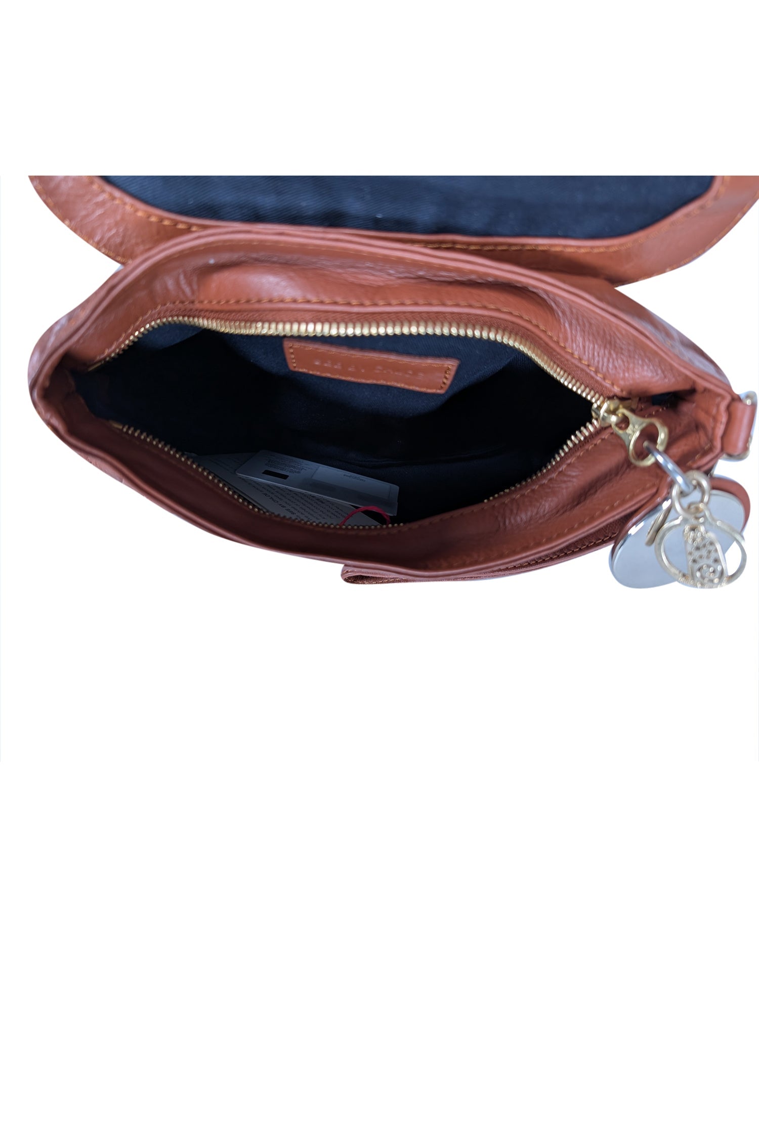 See by Chloe - Chic Tan Leather Perforated Print Clutch