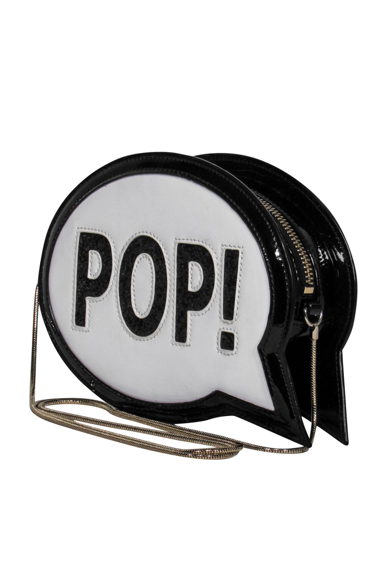Kate Spade - Stunning Black & White Speech Bubble Pop! Crossbody